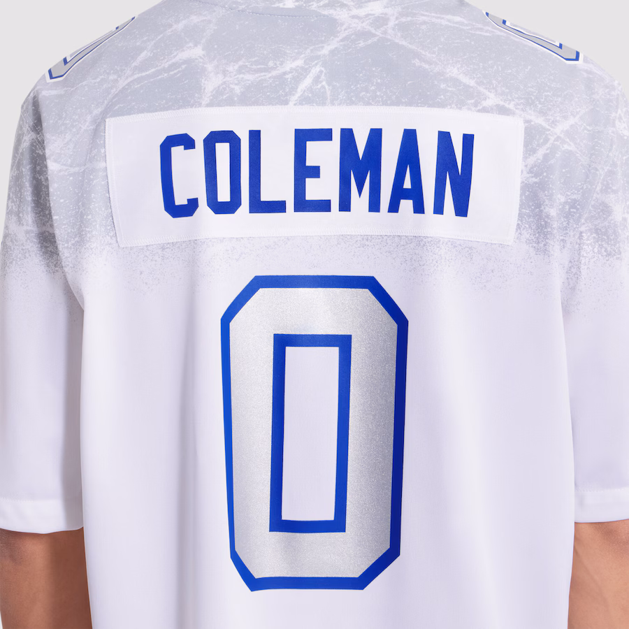 Keon Coleman #0 Buffalo Bills 2025 Rivalries Collection Game Jersey - White