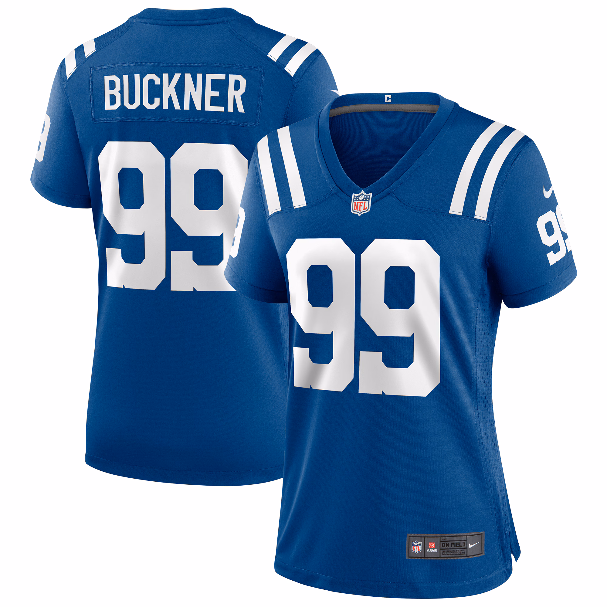 DeForest Buckner Indianapolis Colts Women's Game Player Jersey - Royal