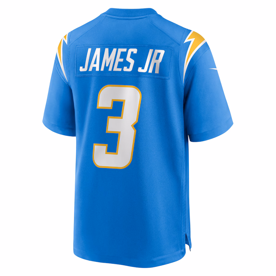 Men's Derwin James Jr. #3 Powder Blue Los Angeles Chargers Game Jersey
