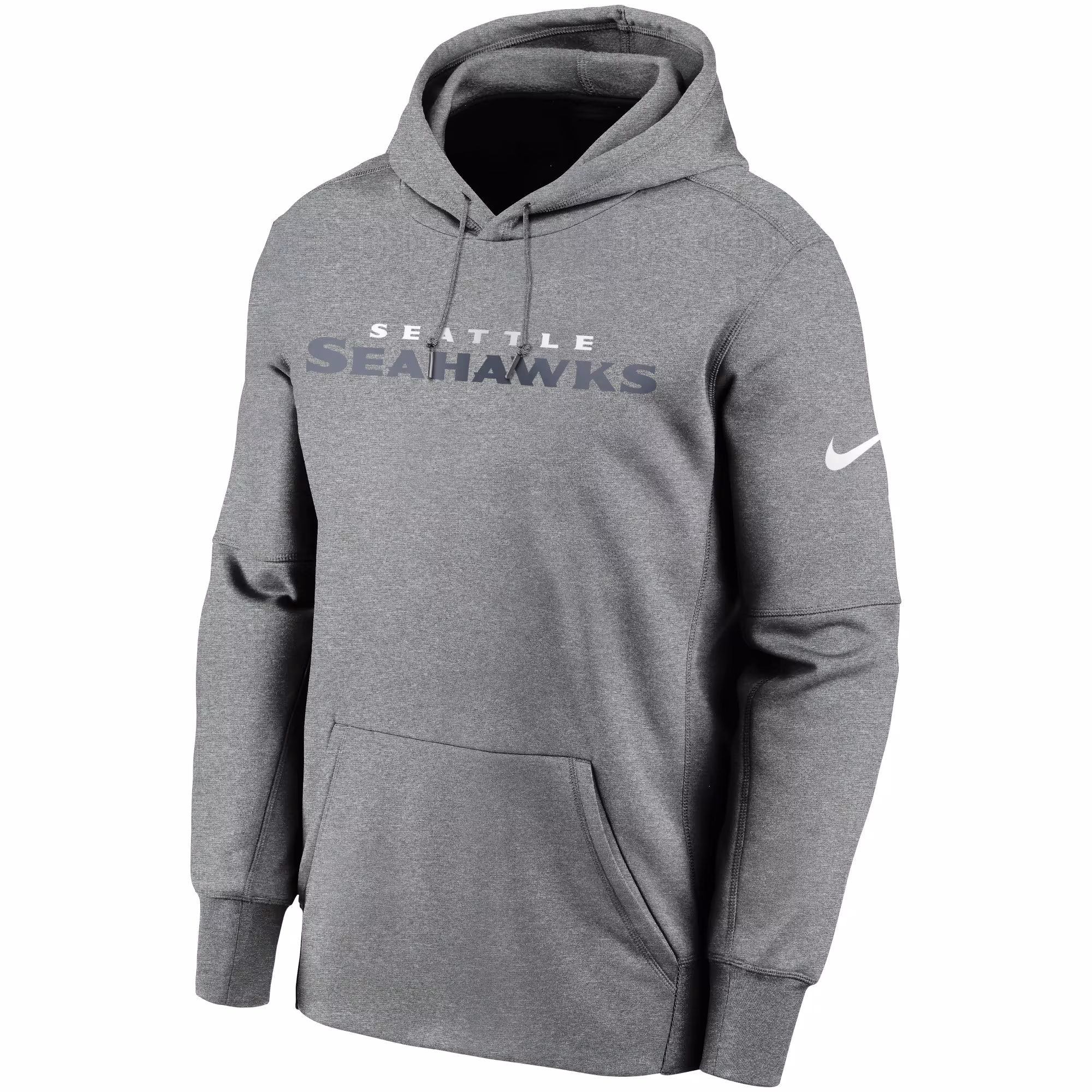 Seattle Seahawks Fan Gear Wordmark Performance Pullover Hoodie - College Navy