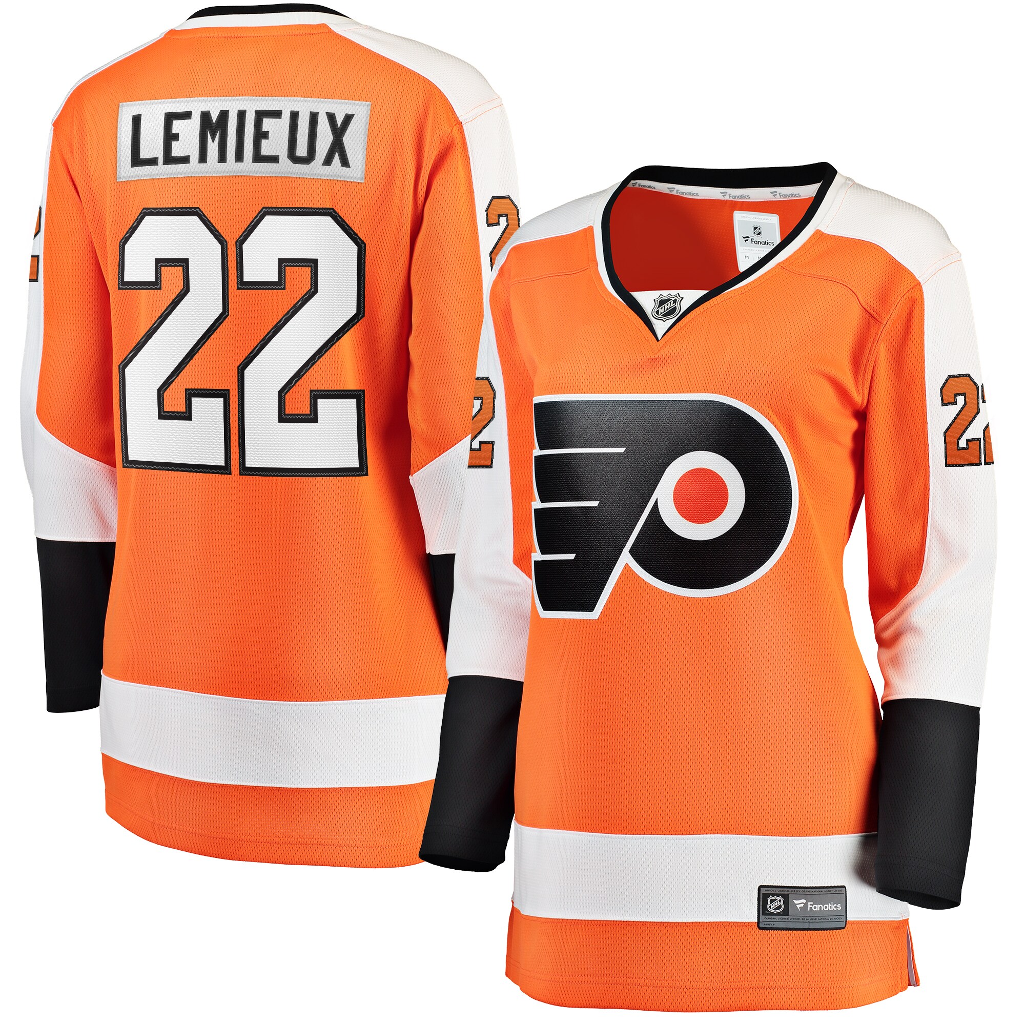 Brendan Lemieux Philadelphia Flyers Women's Home Breakaway Jersey - Orange