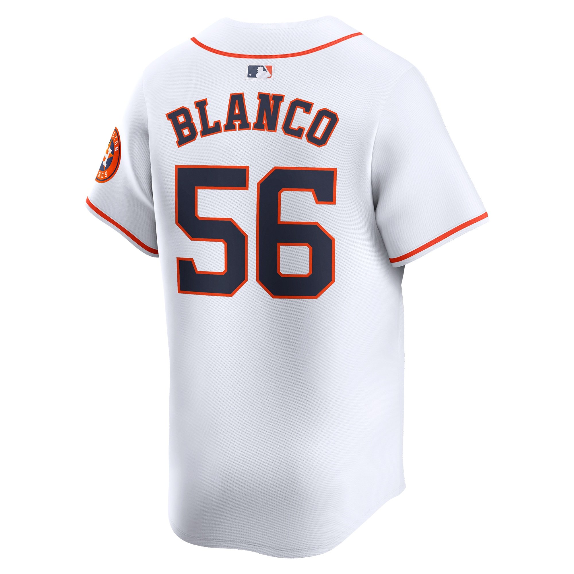 Men's Houston Astros Ronel Blanco  White Home Limited Player Jersey