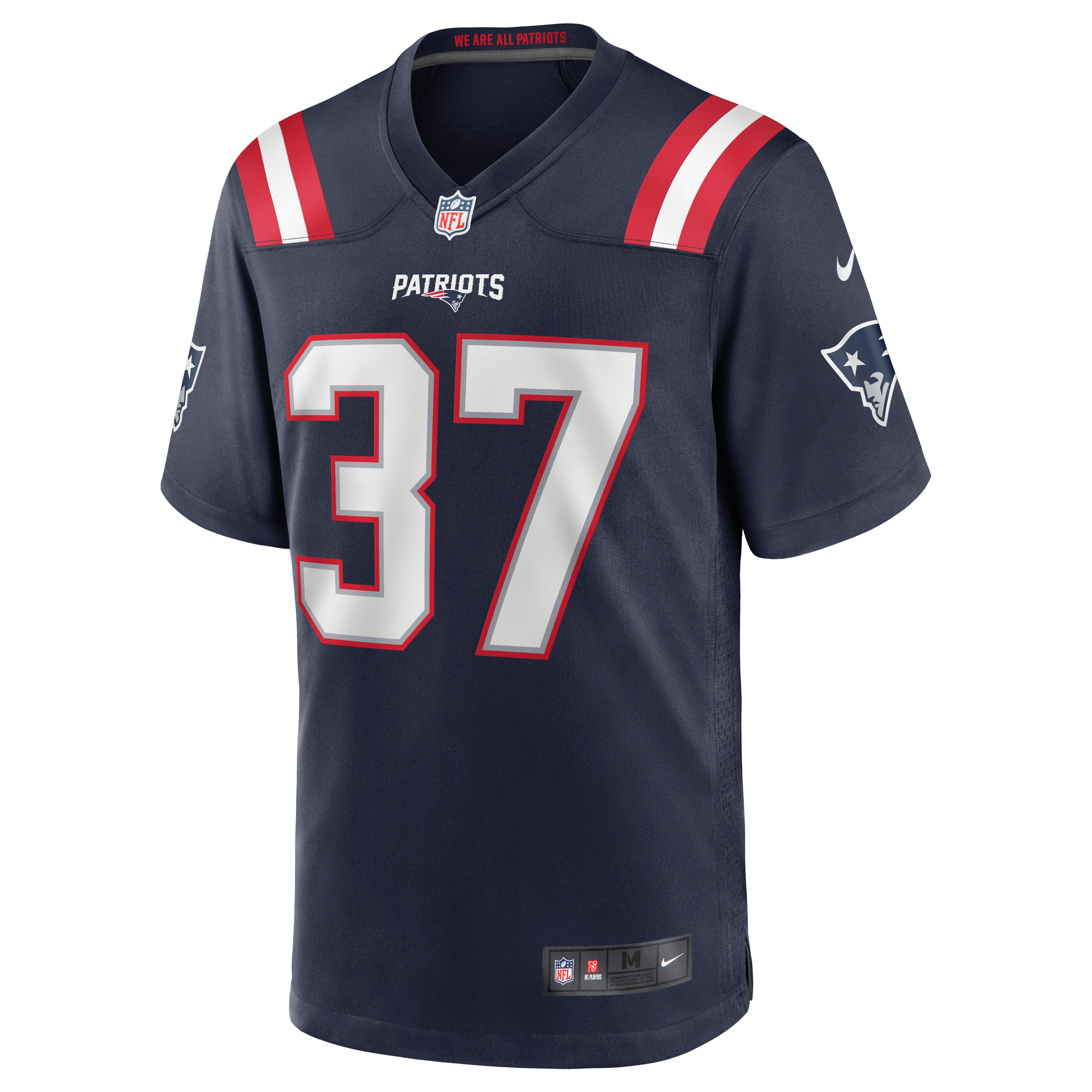 Damien Harris New England Patriots  Game Jersey - Navy