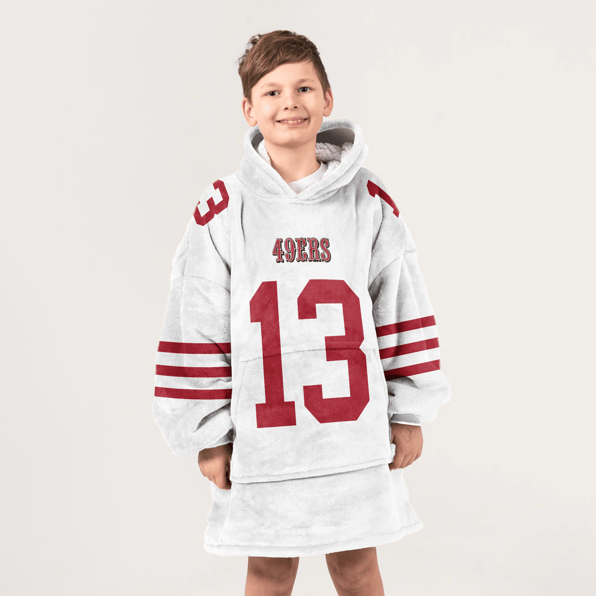 Kid B.P 13 San Francisco 49ers Football Unisex Blanket Hoodie