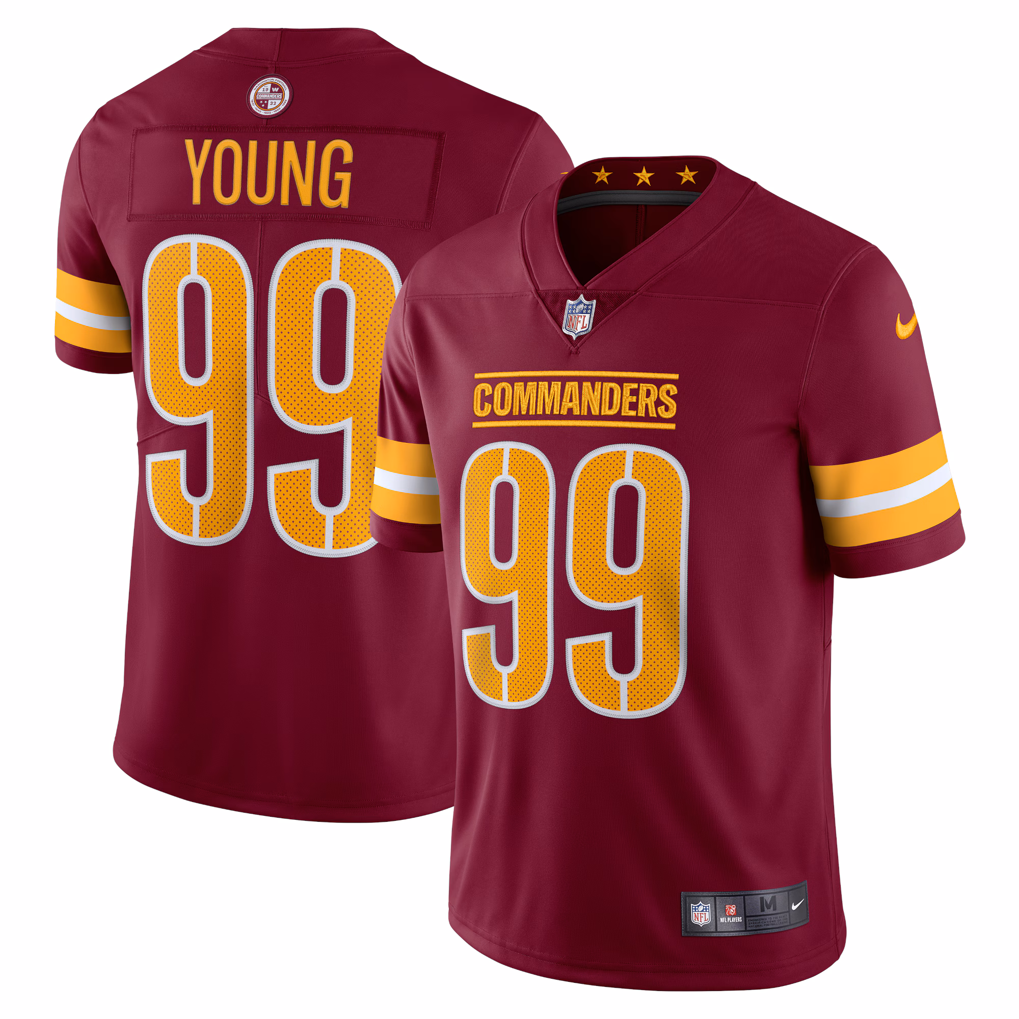 Chase Young Washington Commanders Vapor Limited Jersey - White