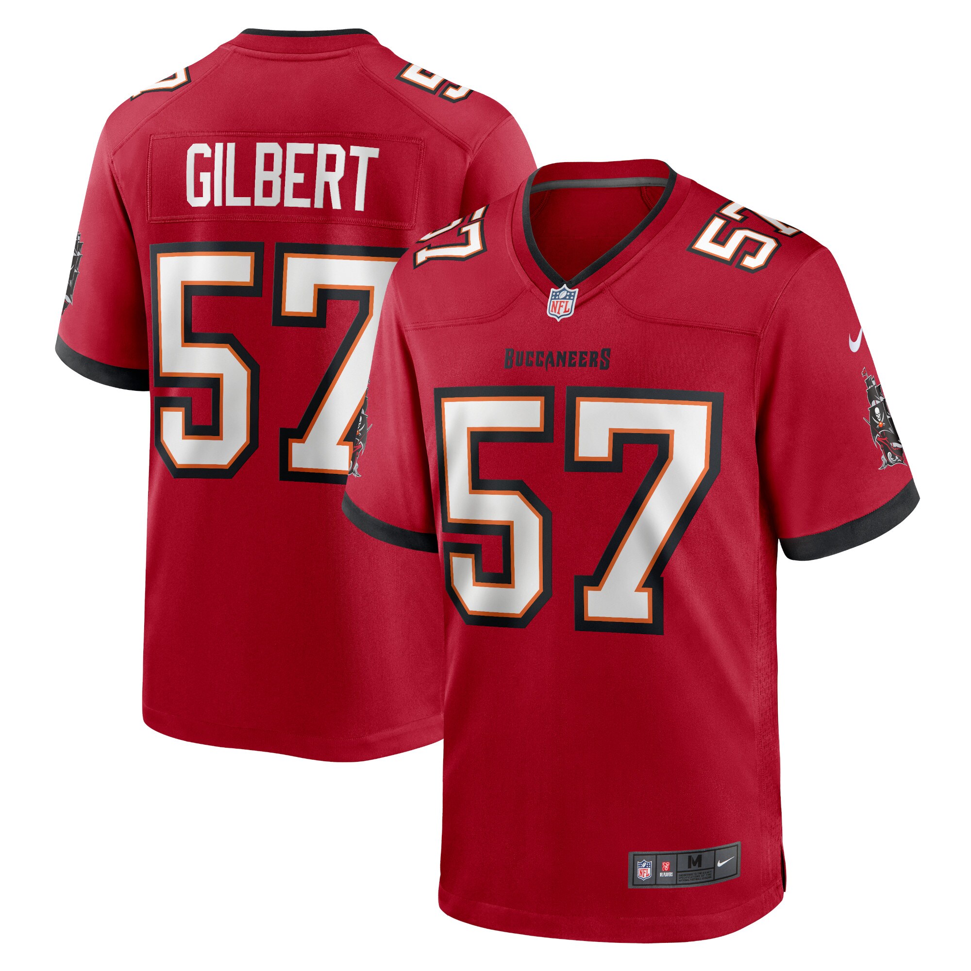 Ulysees Gilbert III Tampa Bay Buccaneers  Home Game Player Jersey - Red