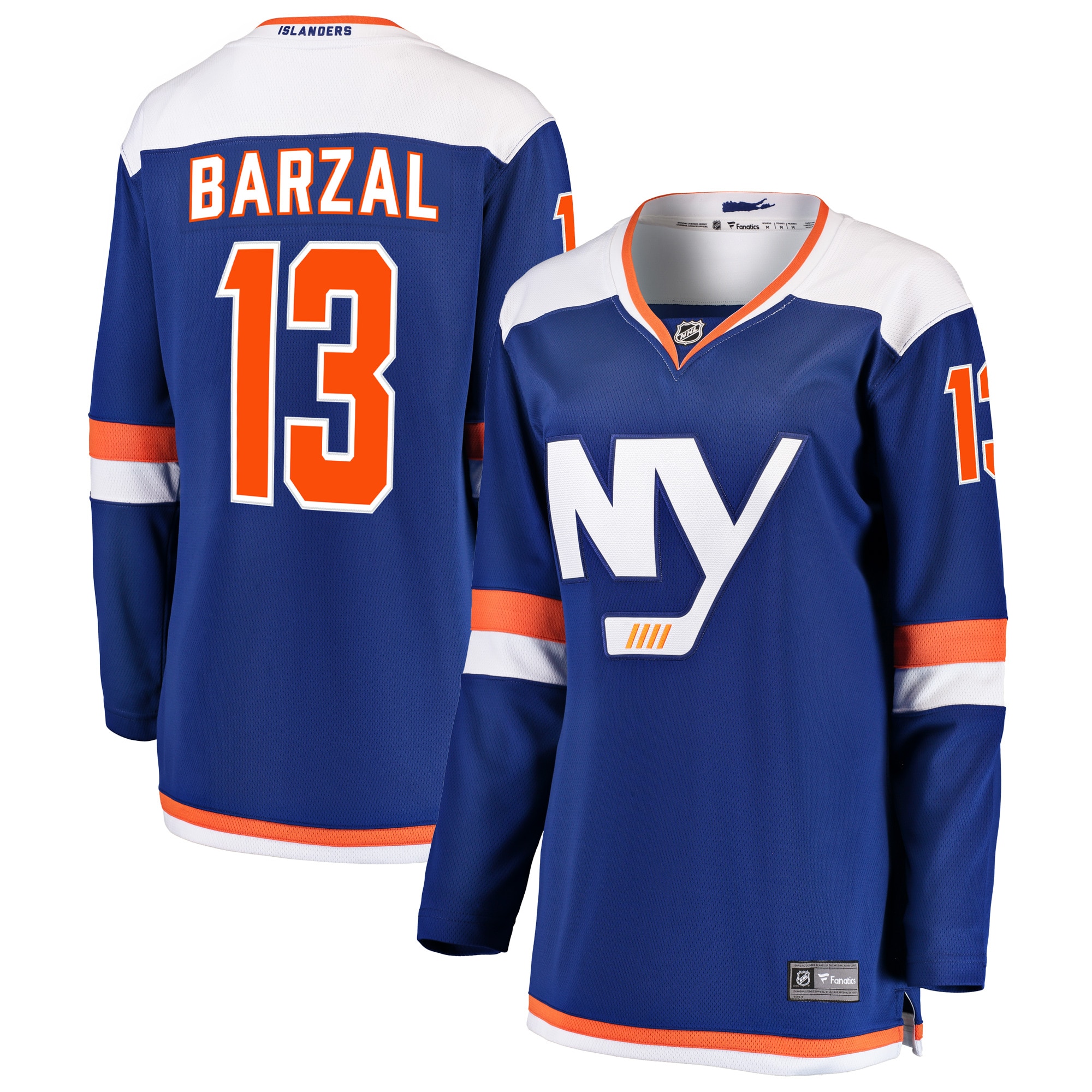 Mathew Barzal New York Islanders Women's Alternate Breakaway Jersey - Blue