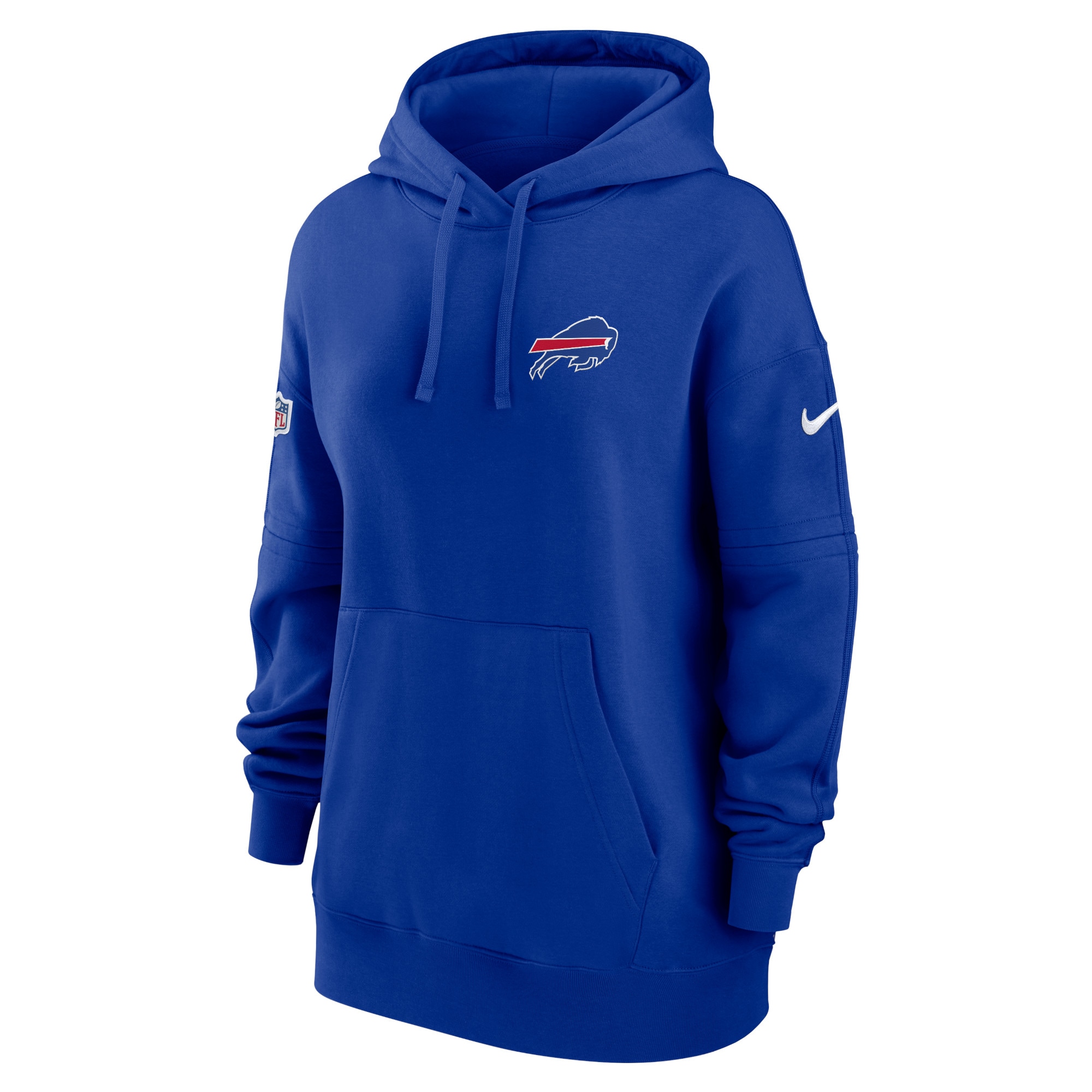 Buffalo Bills  Women's 2023 Sideline Club Fleece Pullover Hoodie - Royal