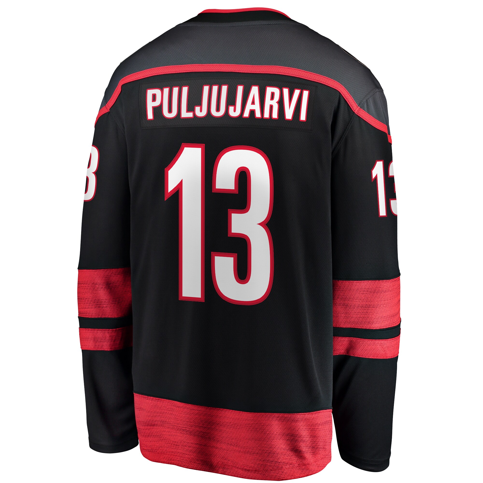 Jesse Puljujarvi Carolina Hurricanes Home Breakaway Jersey - Black