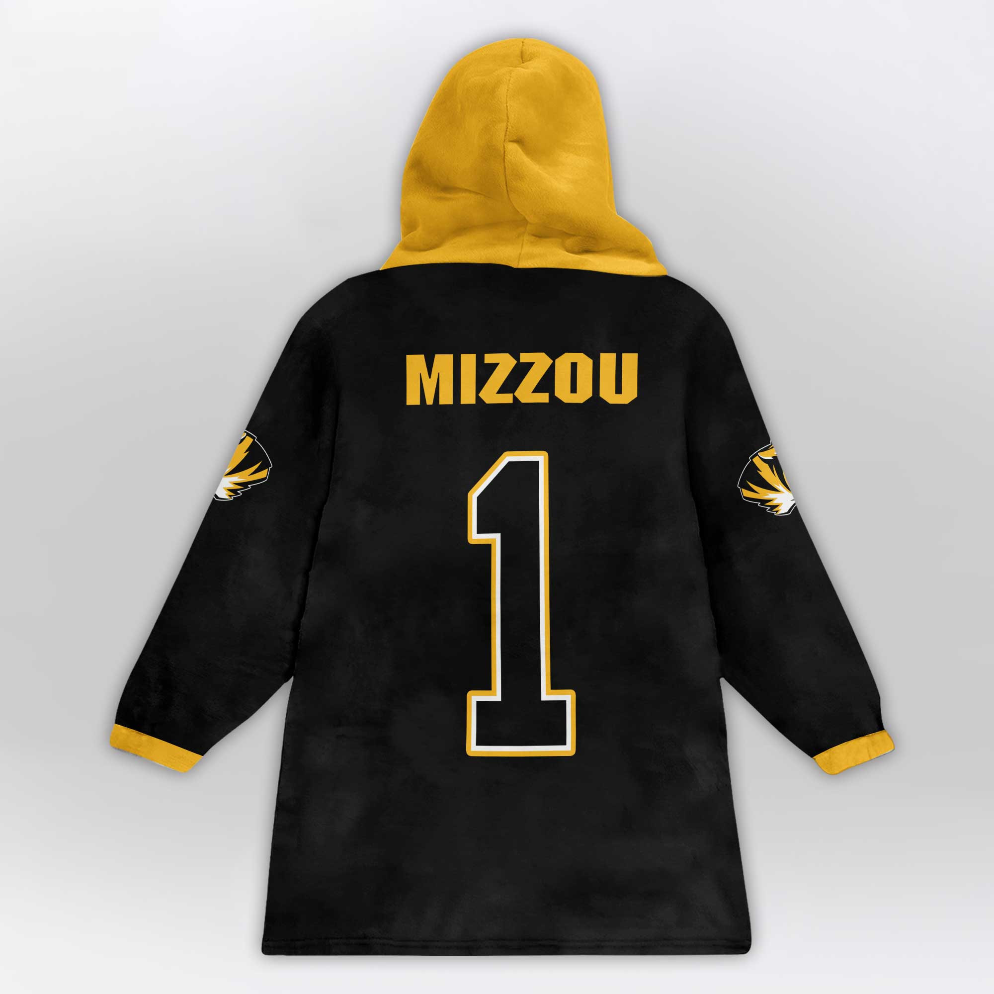 Kid 1 Missouri Football Unisex Blanket Hoodie