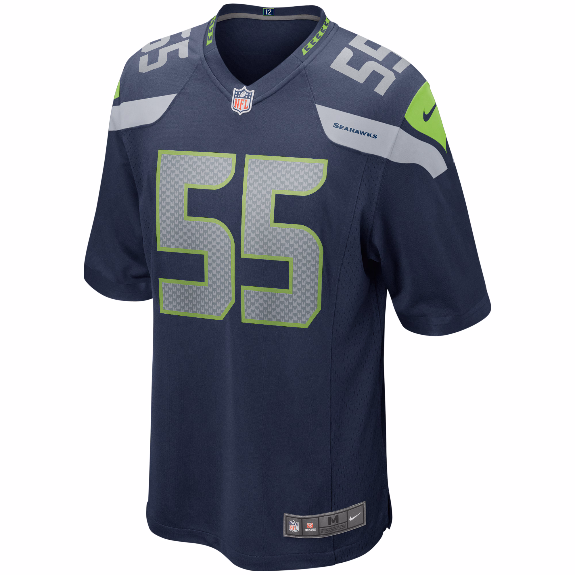 Brian Bosworth Seattle Seahawks Throwback Retired Player Game Jersey - Royal