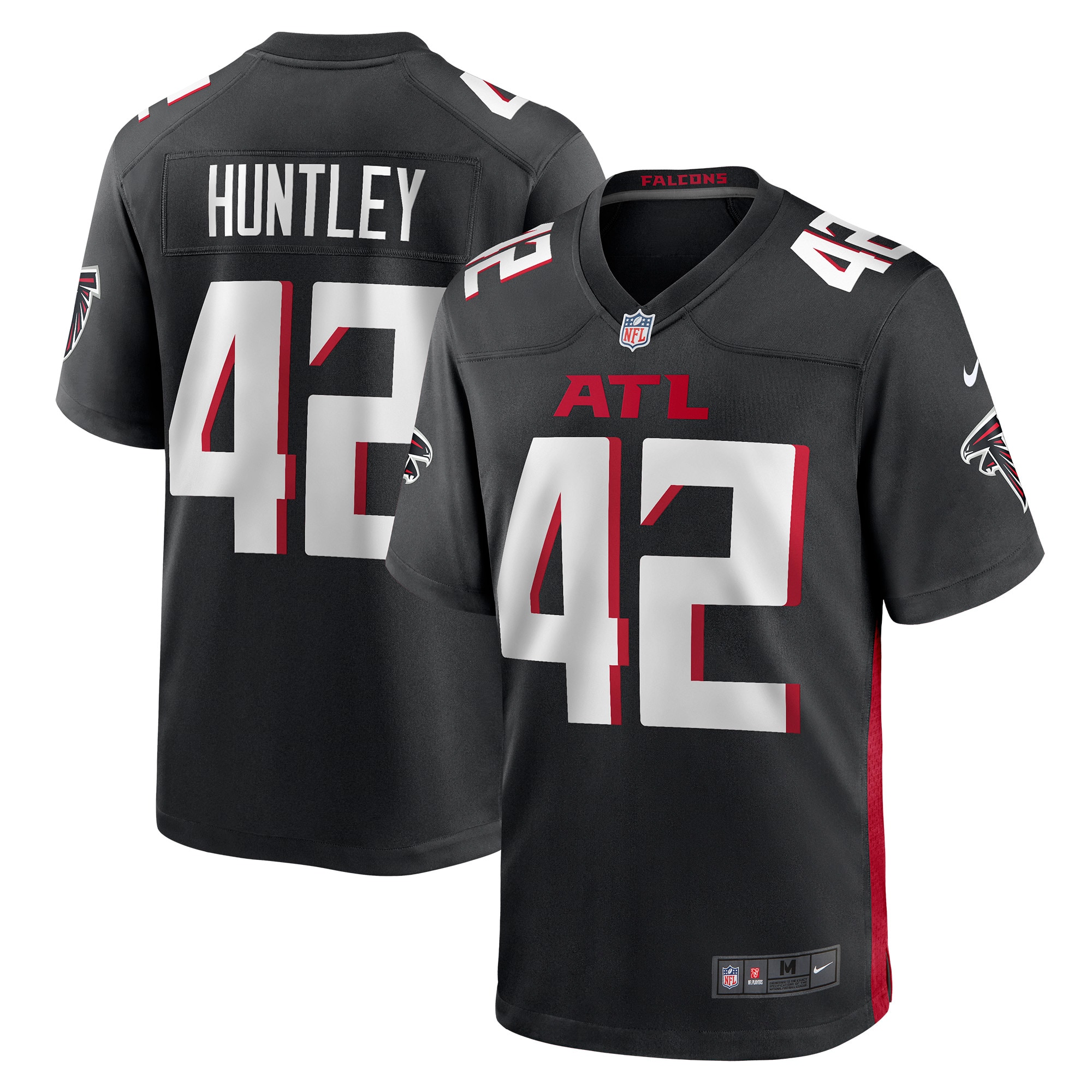 Caleb Huntley Atlanta Falcons  Game Jersey - Black