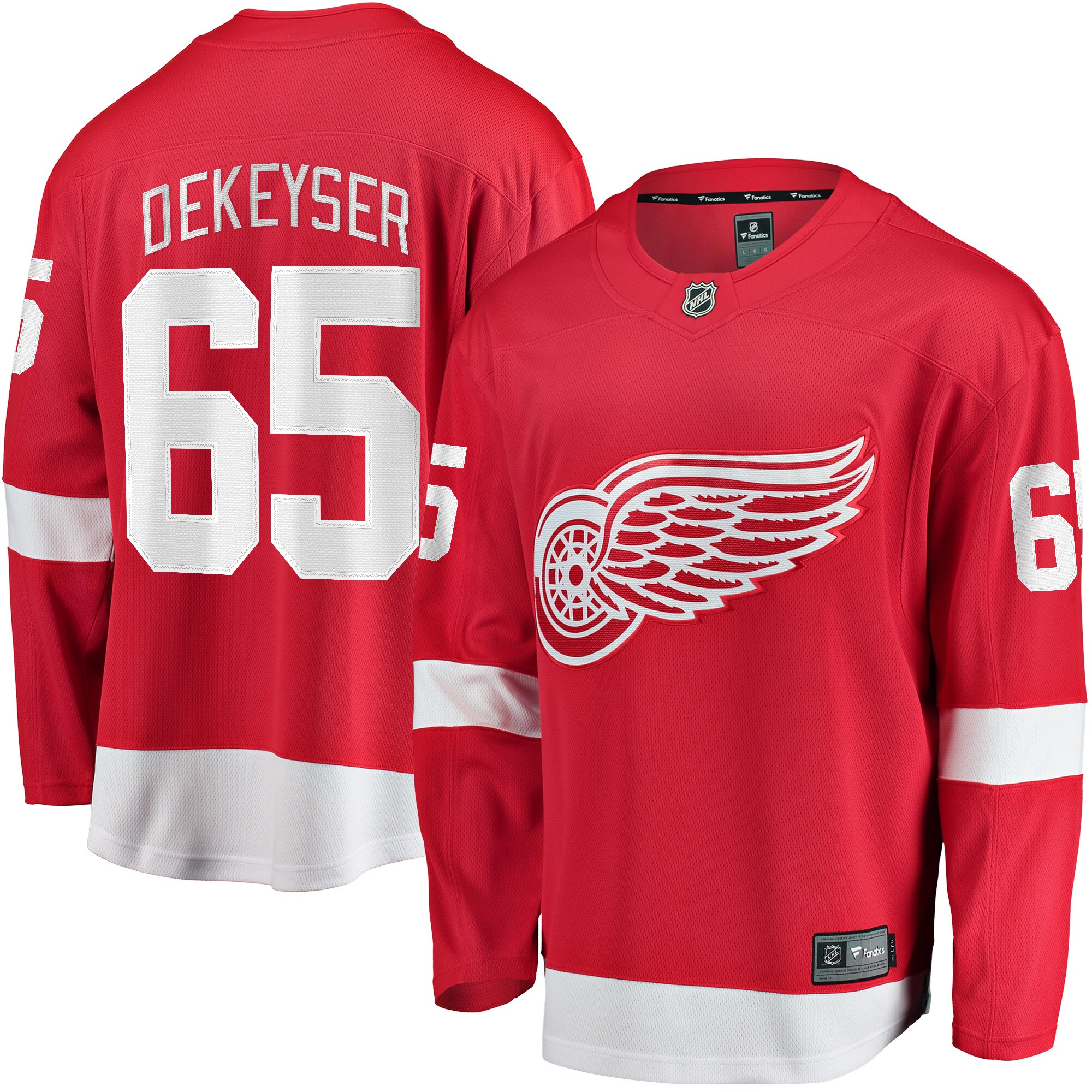 Danny Dekeyser Detroit Red Wings Home Breakaway Player Jersey - Red