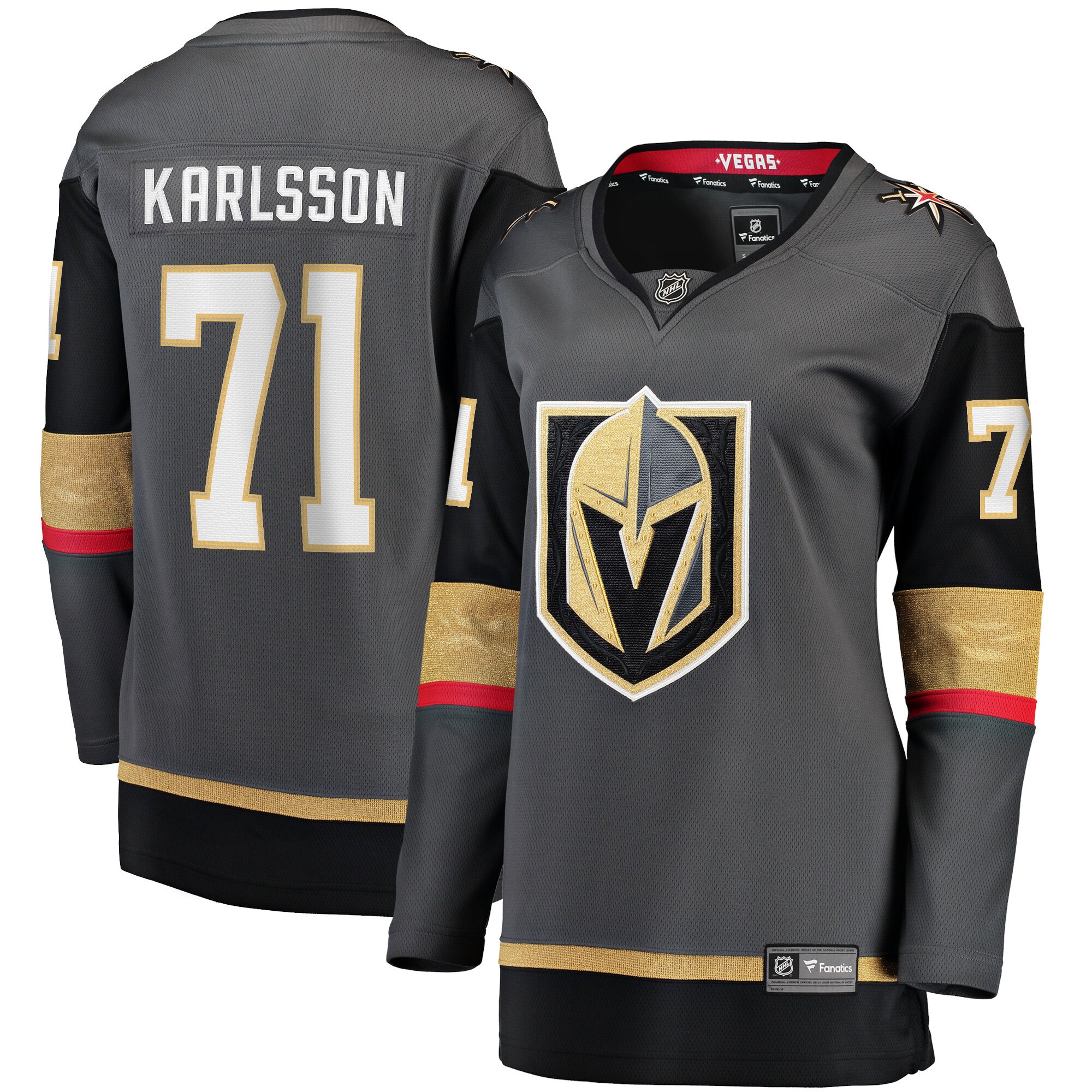 William Karlsson Vegas Golden Knights Women's Alternate Premier Breakaway Player Jersey - Gray