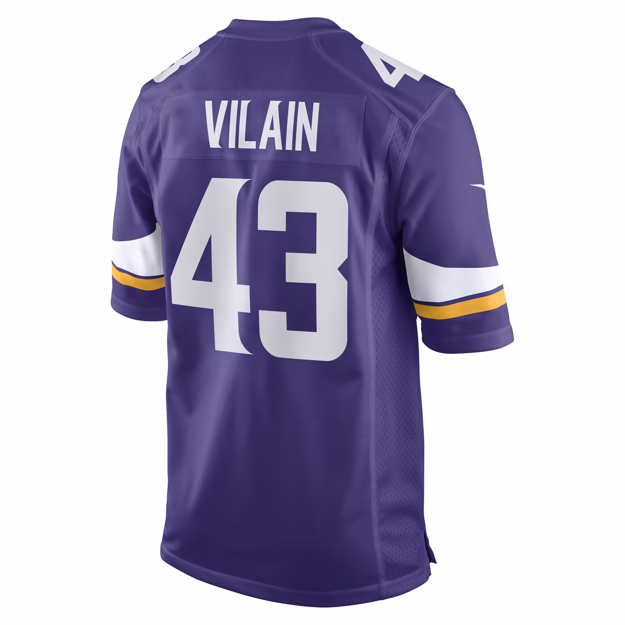 Luiji Vilain Minnesota Vikings Game Player Jersey - Purple