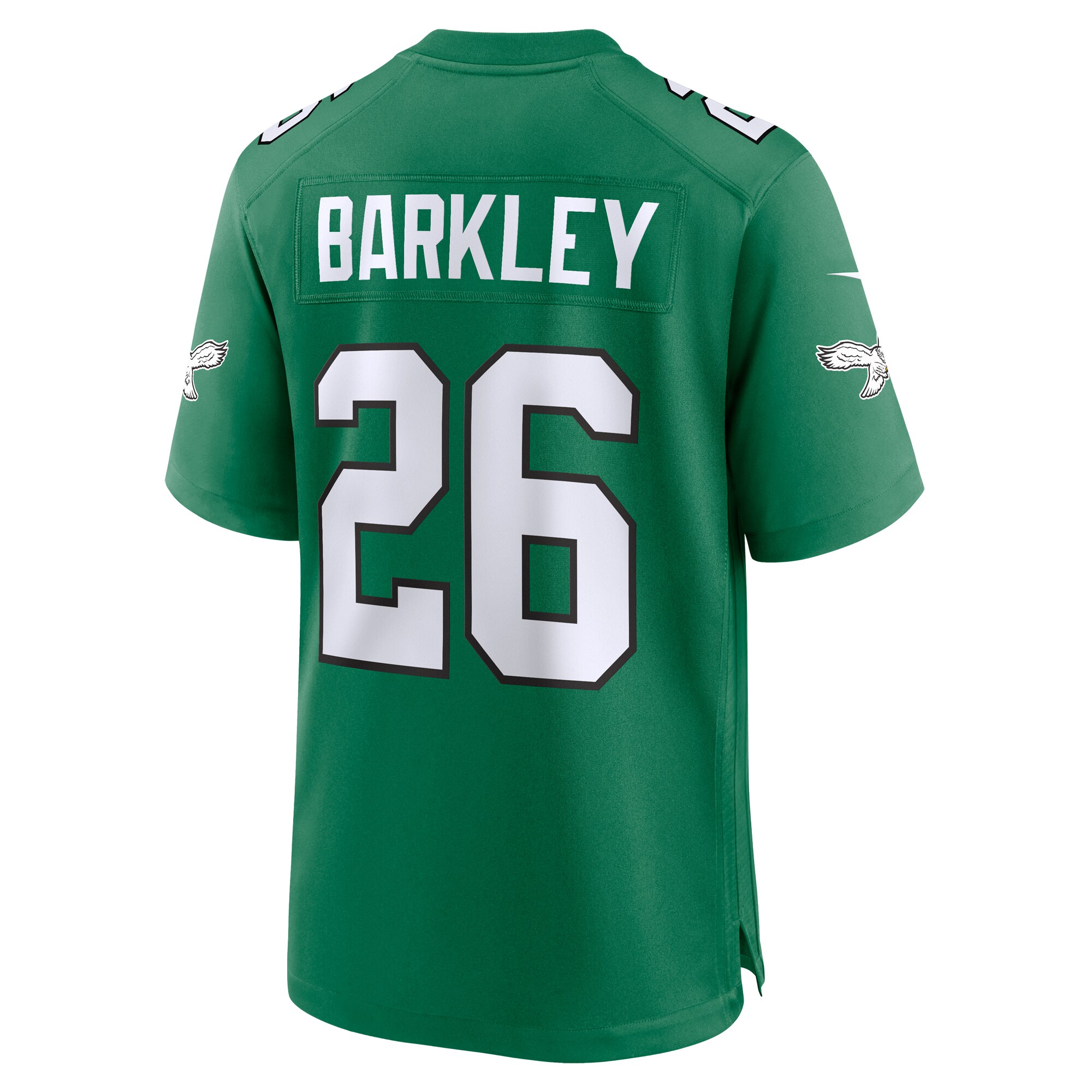 Men's Philadelphia Eagles #26 Saquon Barkley Kelly Green Alternate Game Jersey