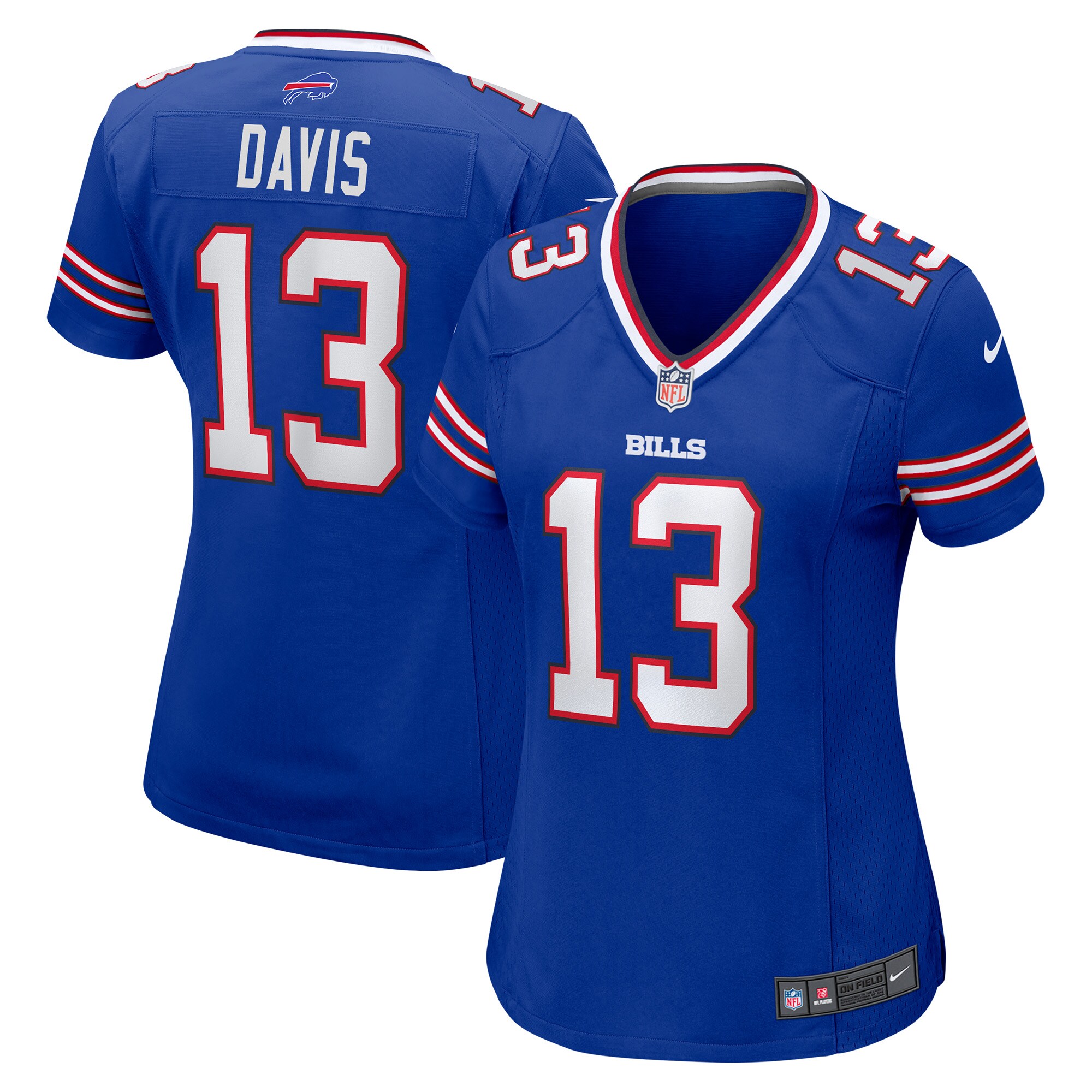 Gabriel Davis Buffalo Bills  Women's Game Jersey - Royal
