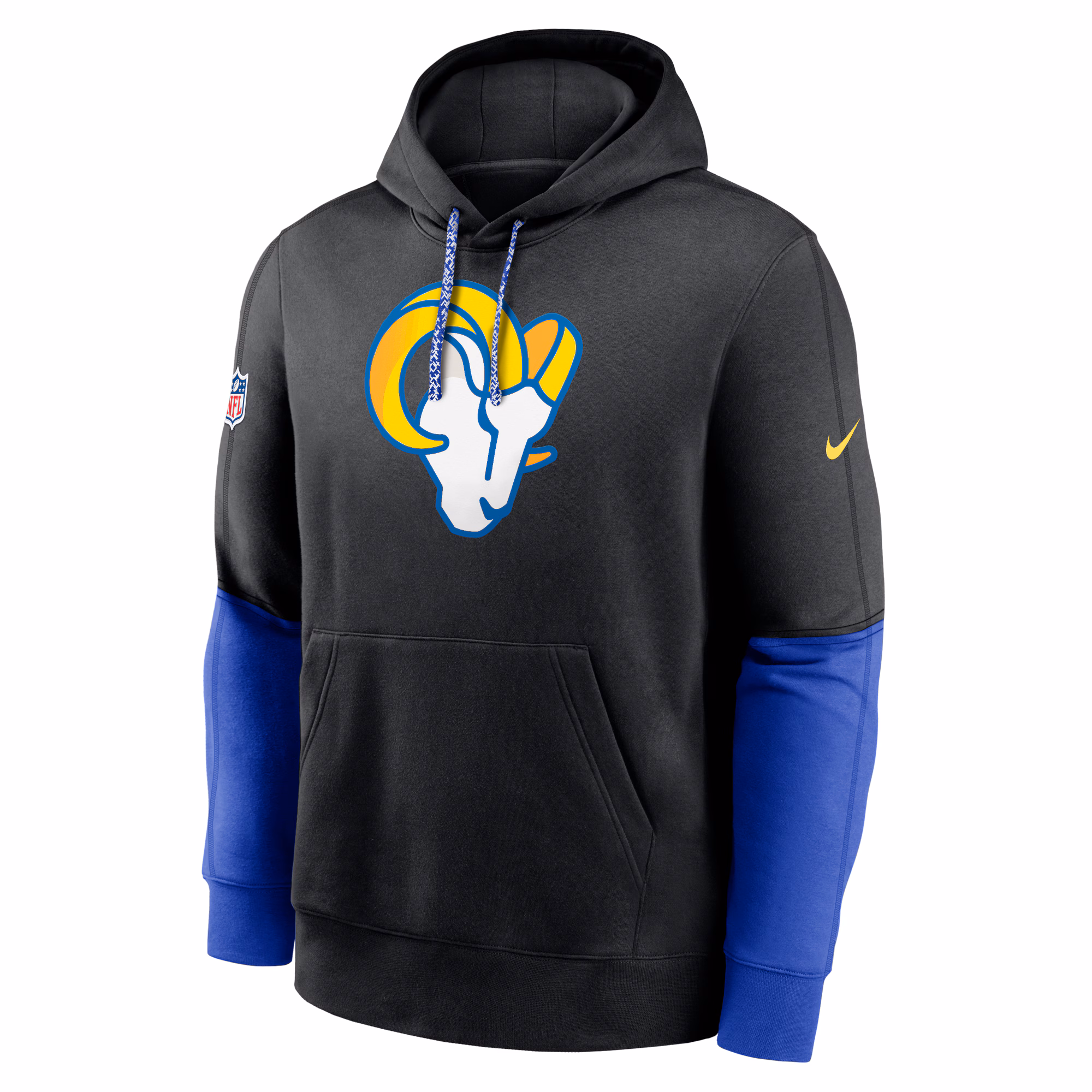 Los Angeles Rams 2024 Sideline Club Pullover Hoodie - Royal