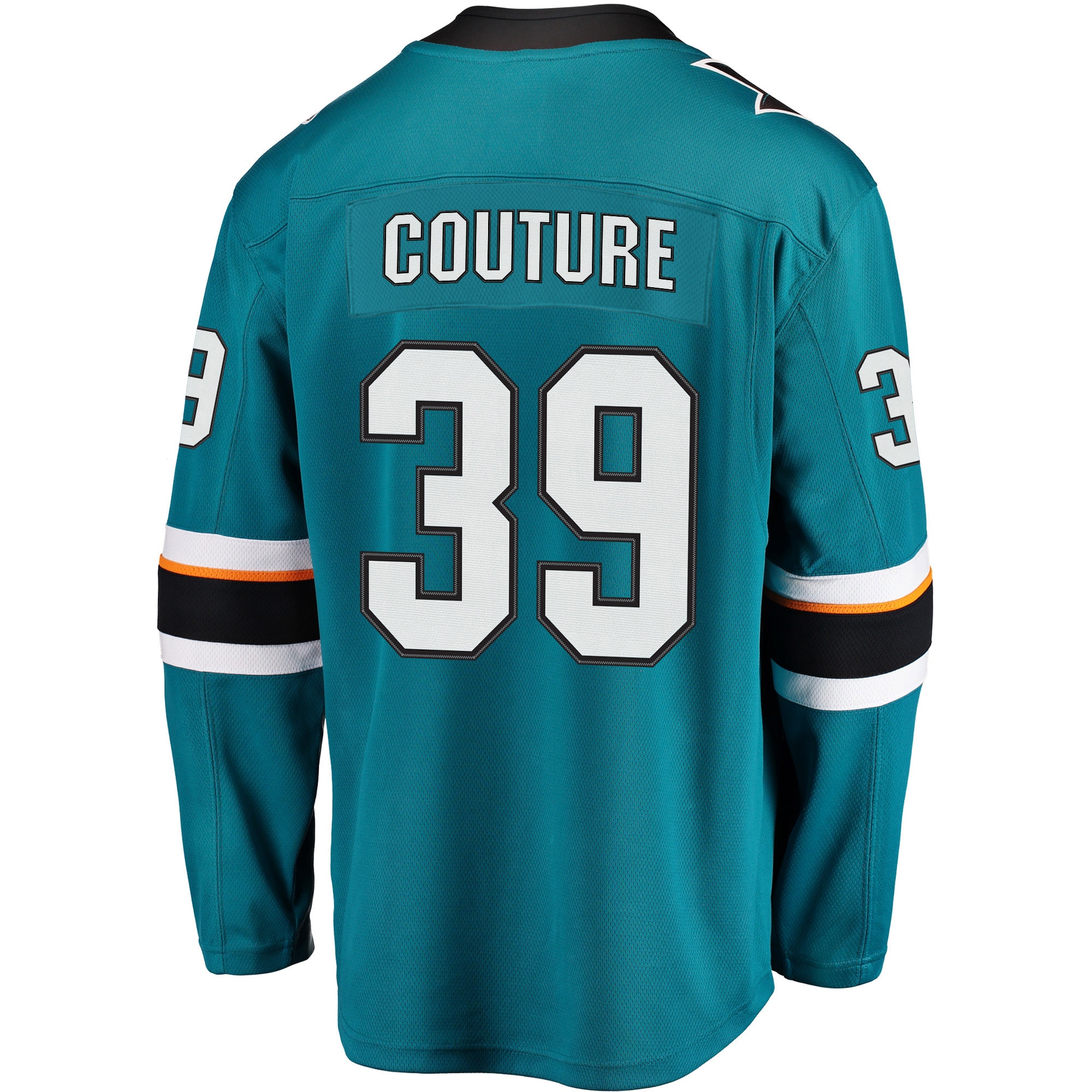 Logan Couture San Jose Sharks 2021/22 Home Premier Breakaway Player Jersey - Teal