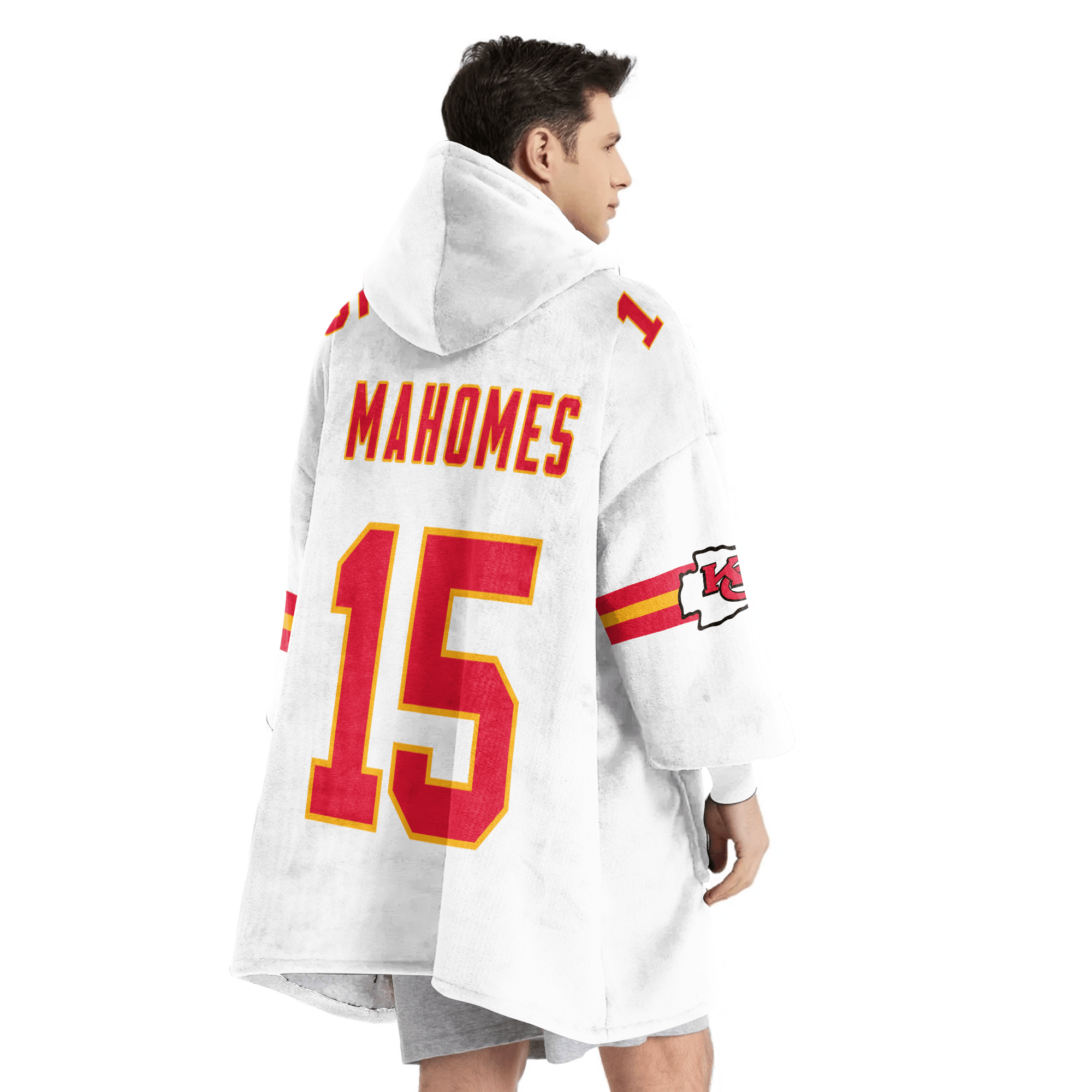 Adult P.M 15 Kansas City Football Unisex Blanket Hoodie