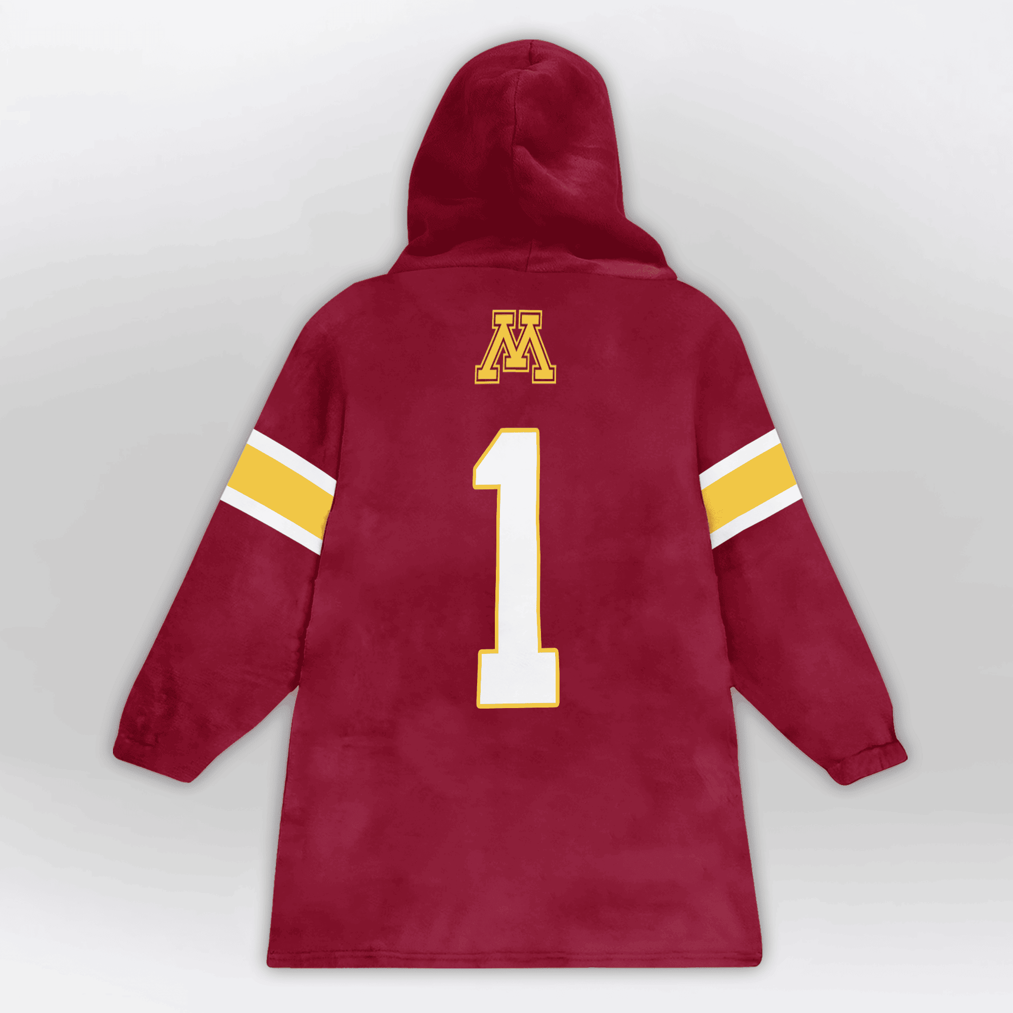 Adult 1 Minnesota Football Unisex Blanket Hoodie