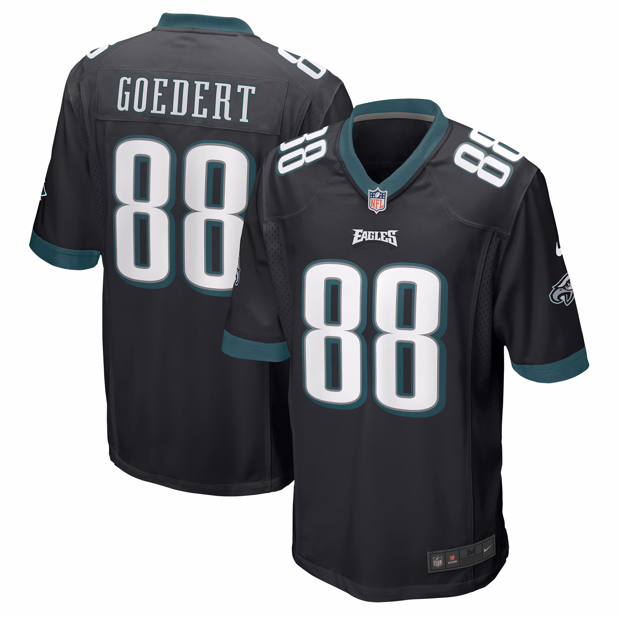 Dallas Goedert Philadelphia Eagles #88 Game Jersey - Black