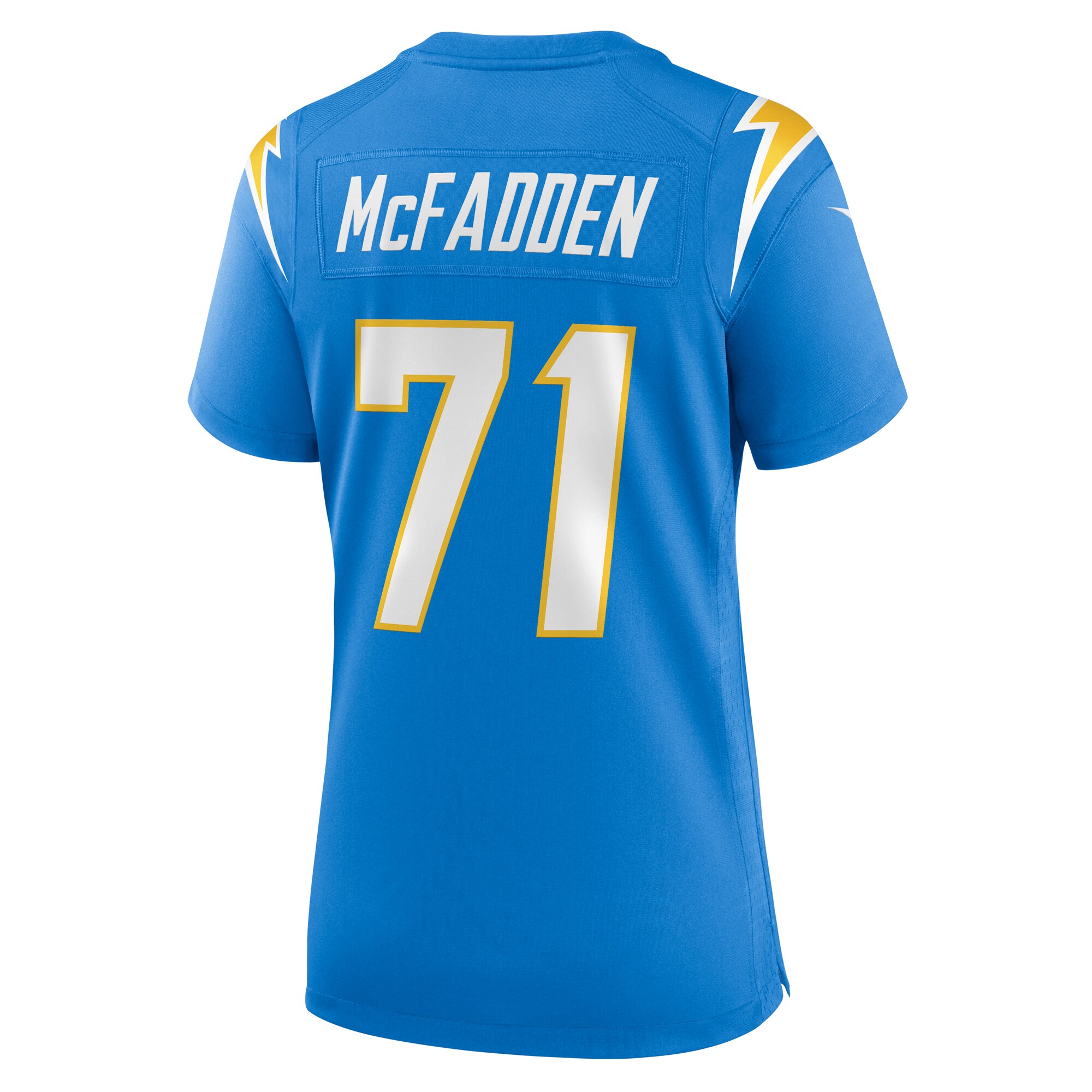 McFadden Los Angeles Chargers Women's Team Game Jersey - Powder Blue