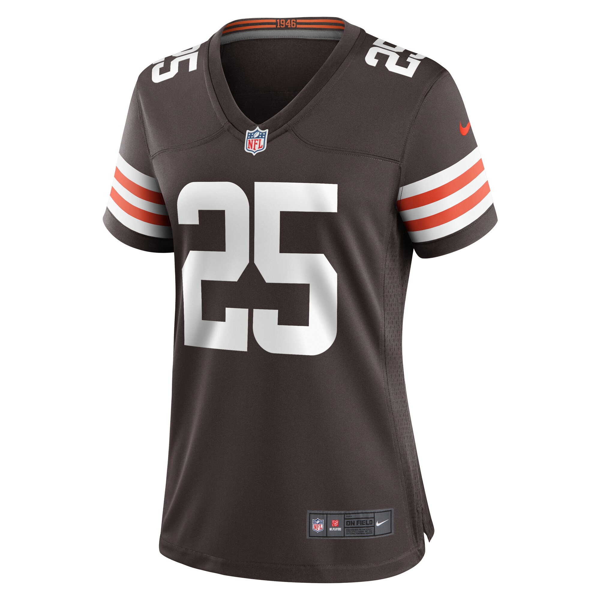 Kahlef Hailassie Cleveland Browns Women's Team Game Jersey -  Brown