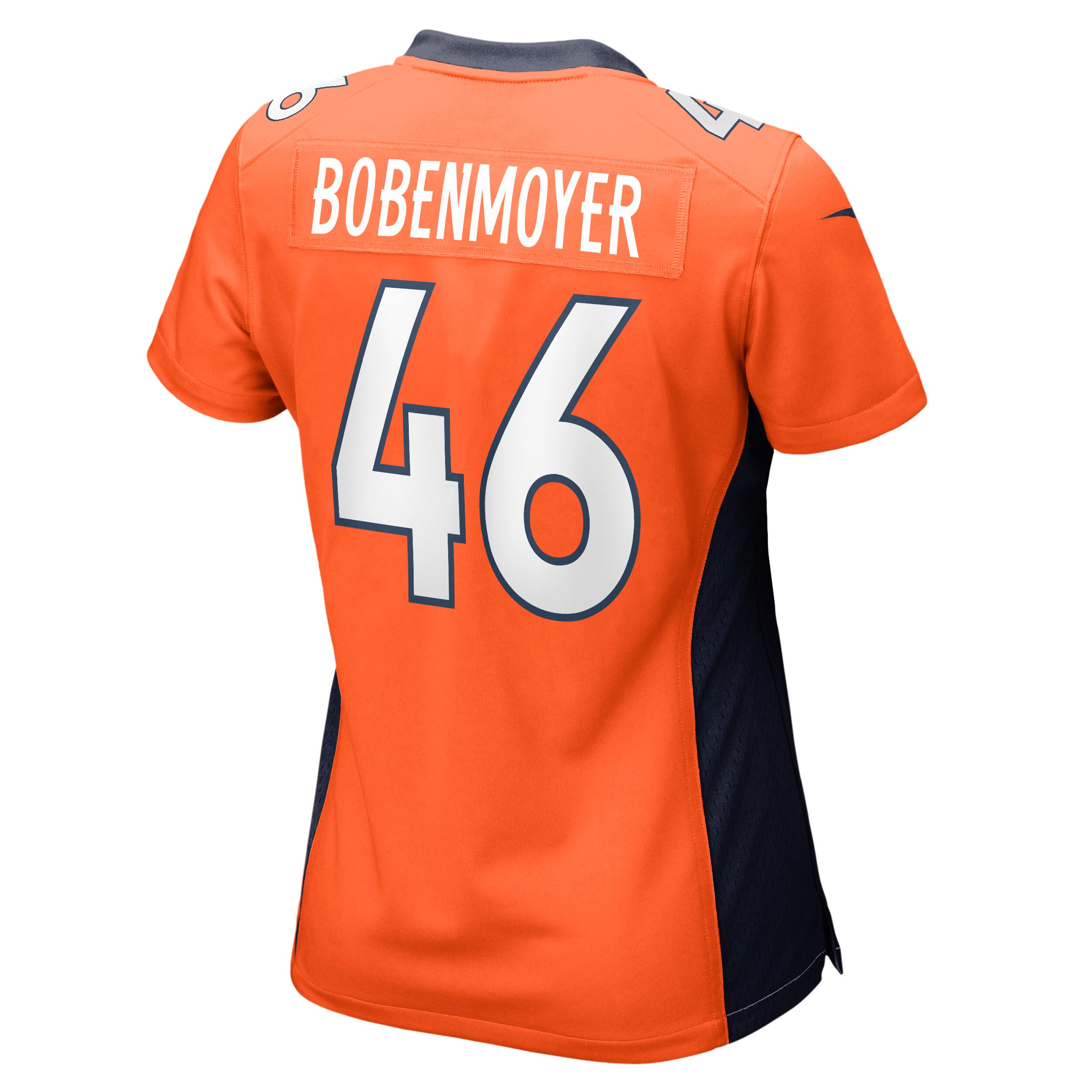 Jacob Bobenmoyer Denver Broncos  Women's Game Jersey - Orange