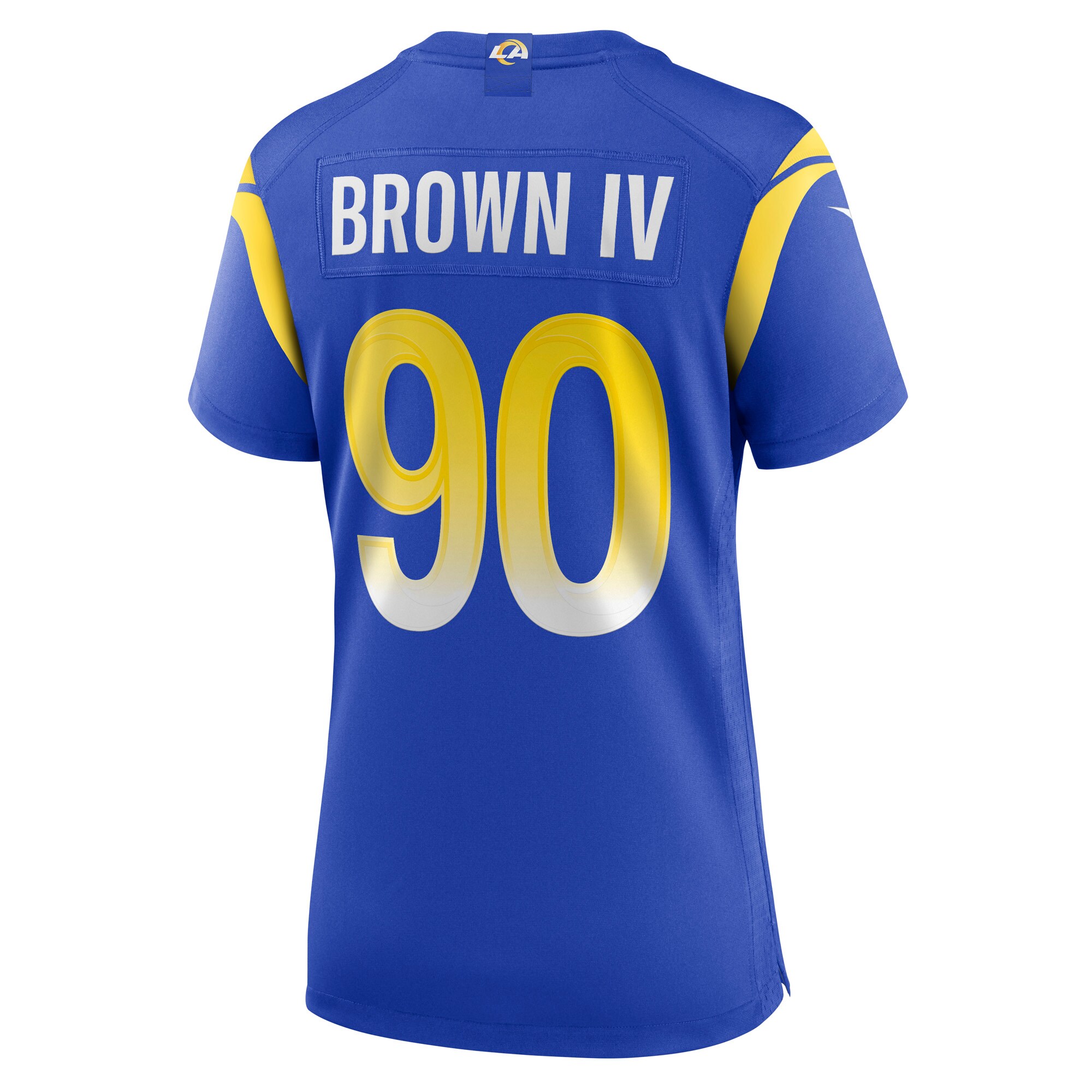 Earnest Brown IV Los Angeles Rams  Women's Game Player Jersey - Royal
