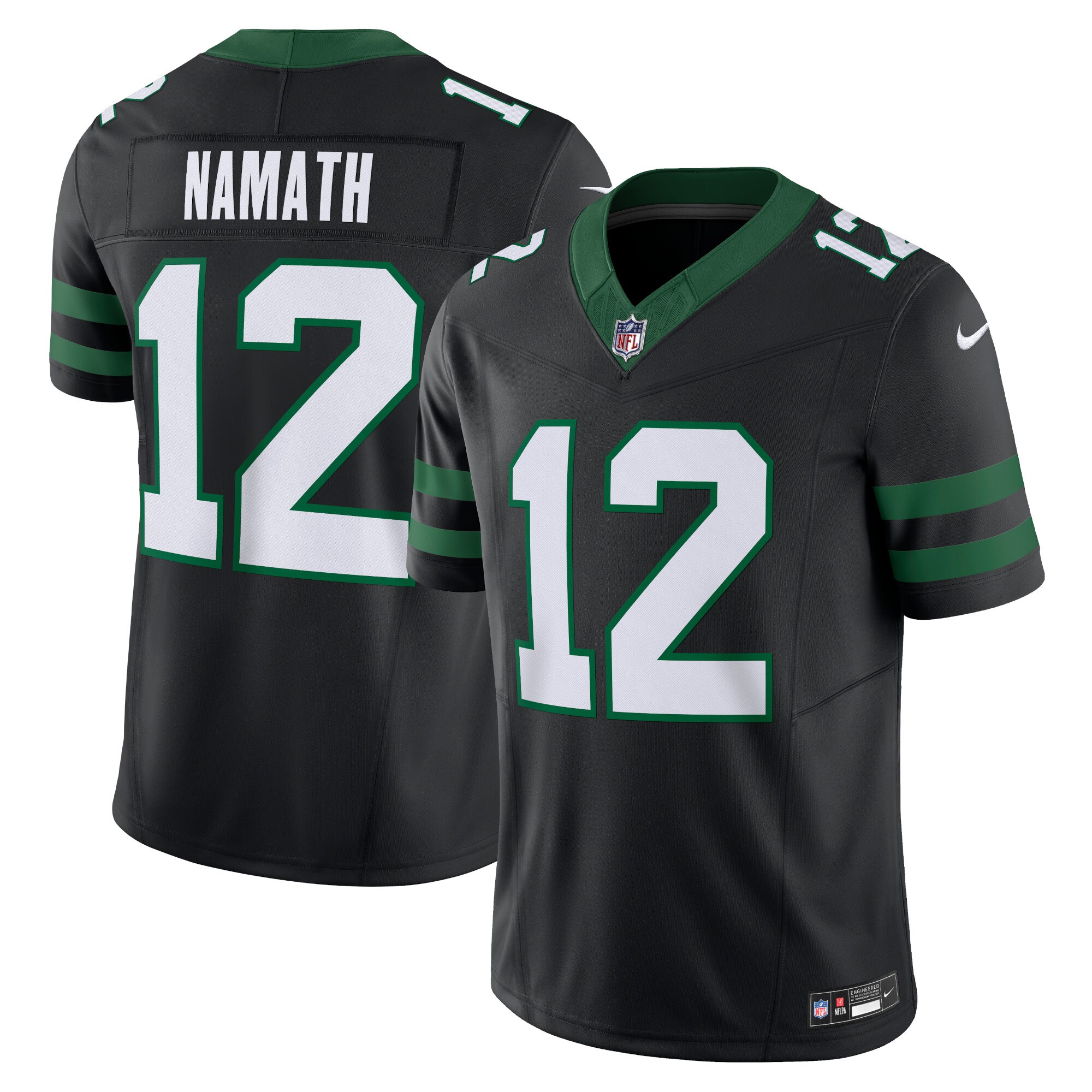 Joe Namath New York Jets Vapor F.U.S.E. Limited Jersey - Legacy Green