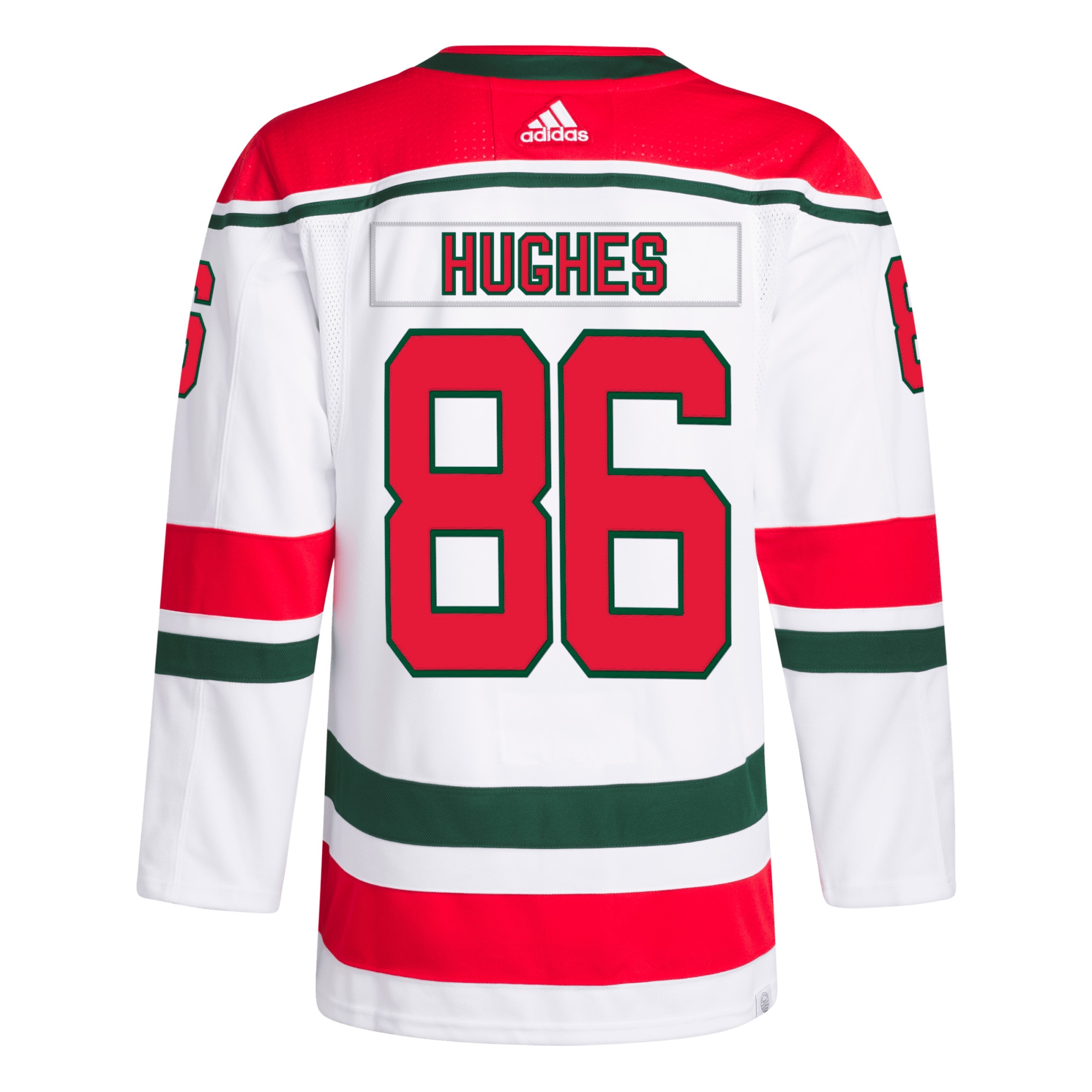Jack Hughes New Jersey Devils  2022/23 Heritage Primegreen Authentic Pro Jersey - White