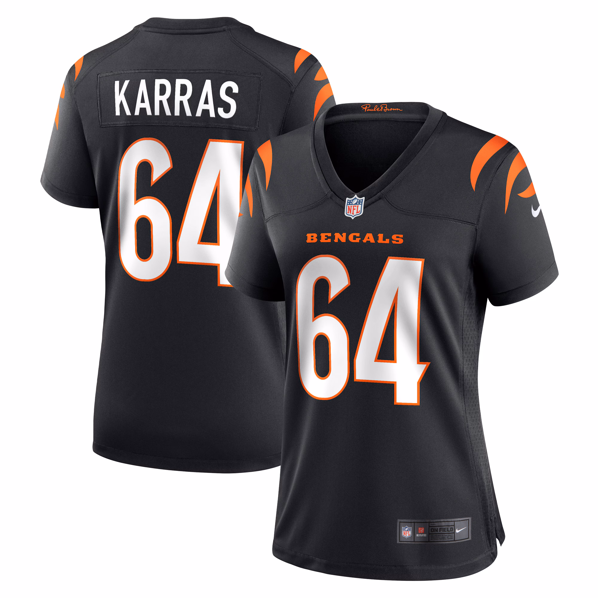 Ted Karras Cincinnati Bengals Women's Game Player Jersey - Black
