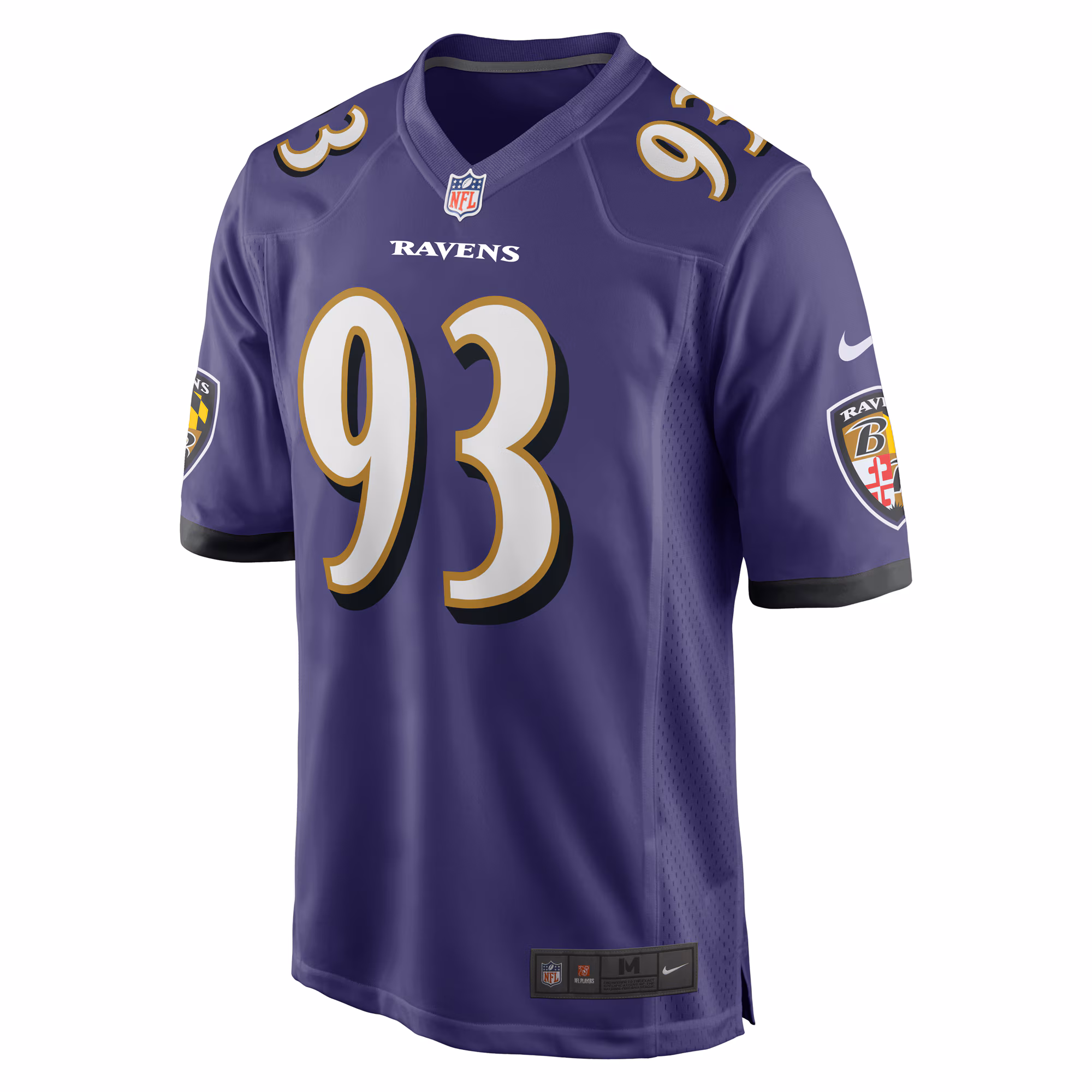 Bravvion Roy Baltimore Ravens  Game Jersey -  Purple