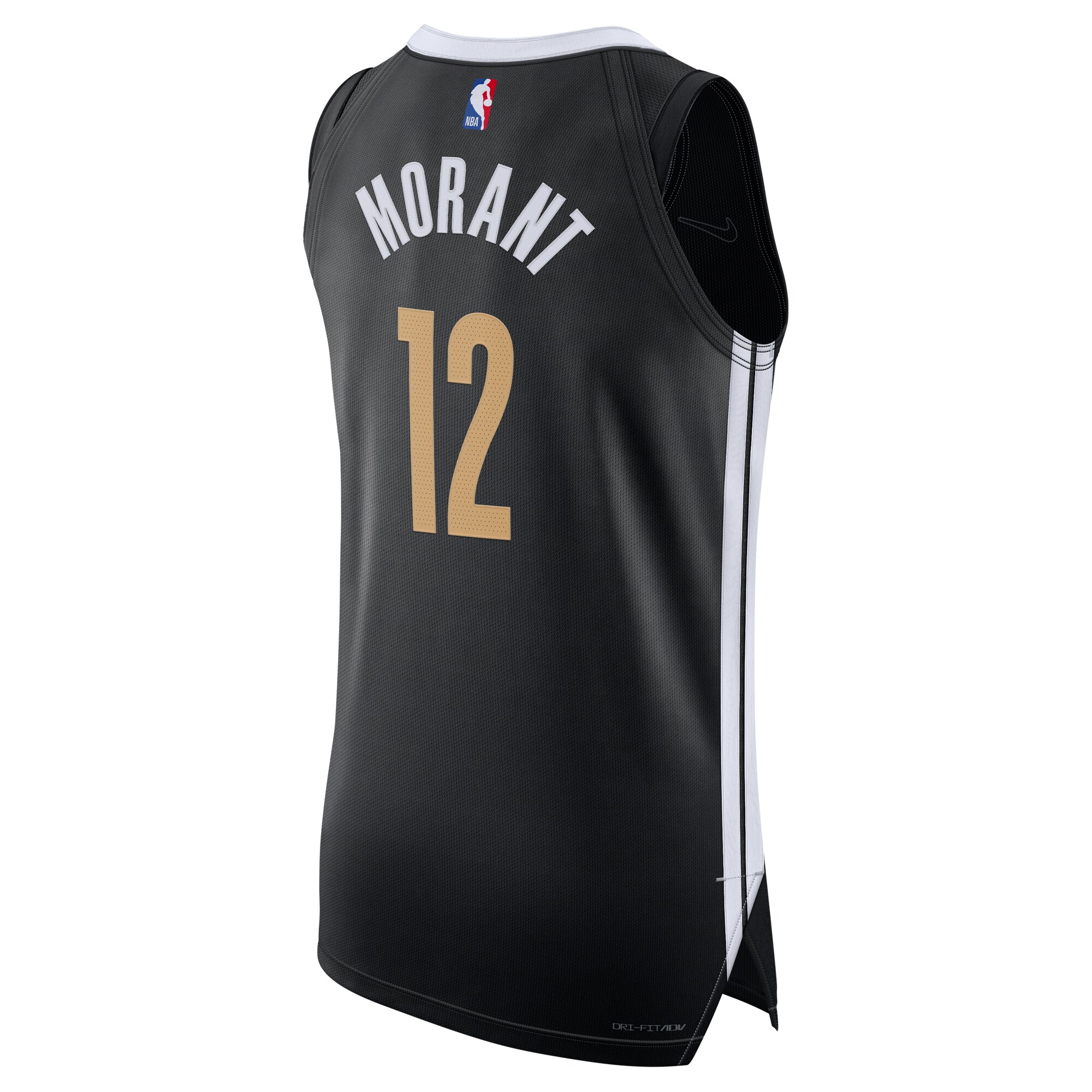 Men's Memphis Grizzlies Ja Morant  Black 2023/24 Authentic Jersey - City Edition