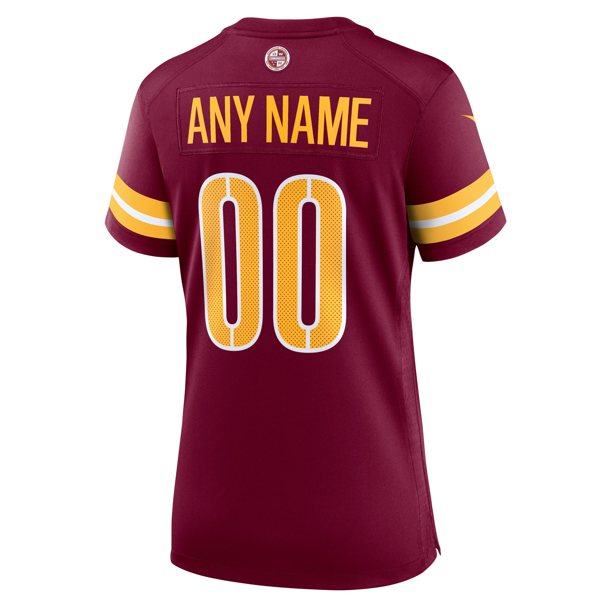 Washington Commanders  Women's Game Custom Player Jersey - Burgundy