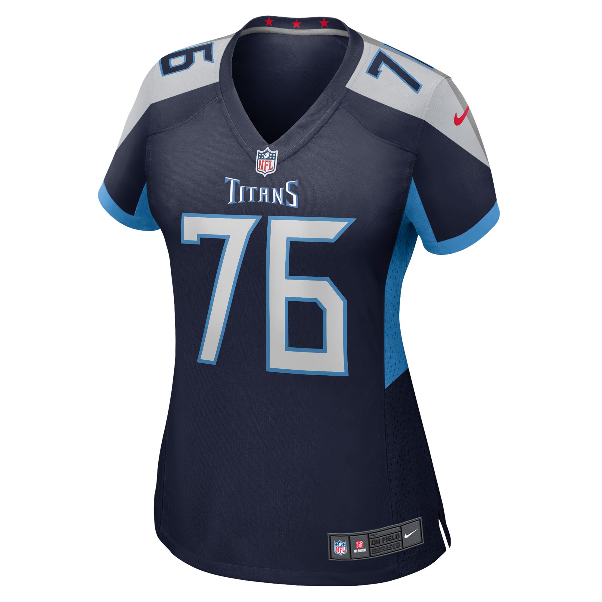 Andrew Rupcich Tennessee Titans  Women's Game Player Jersey - Navy
