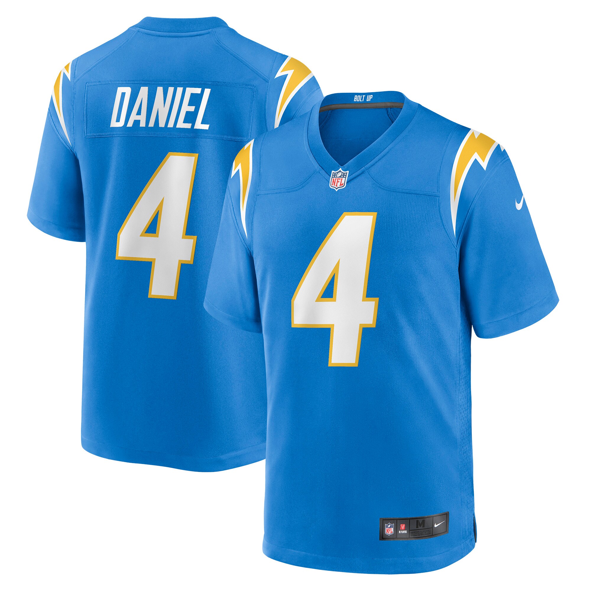 Chase Daniel Los Angeles Chargers  Game Jersey - Powder Blue