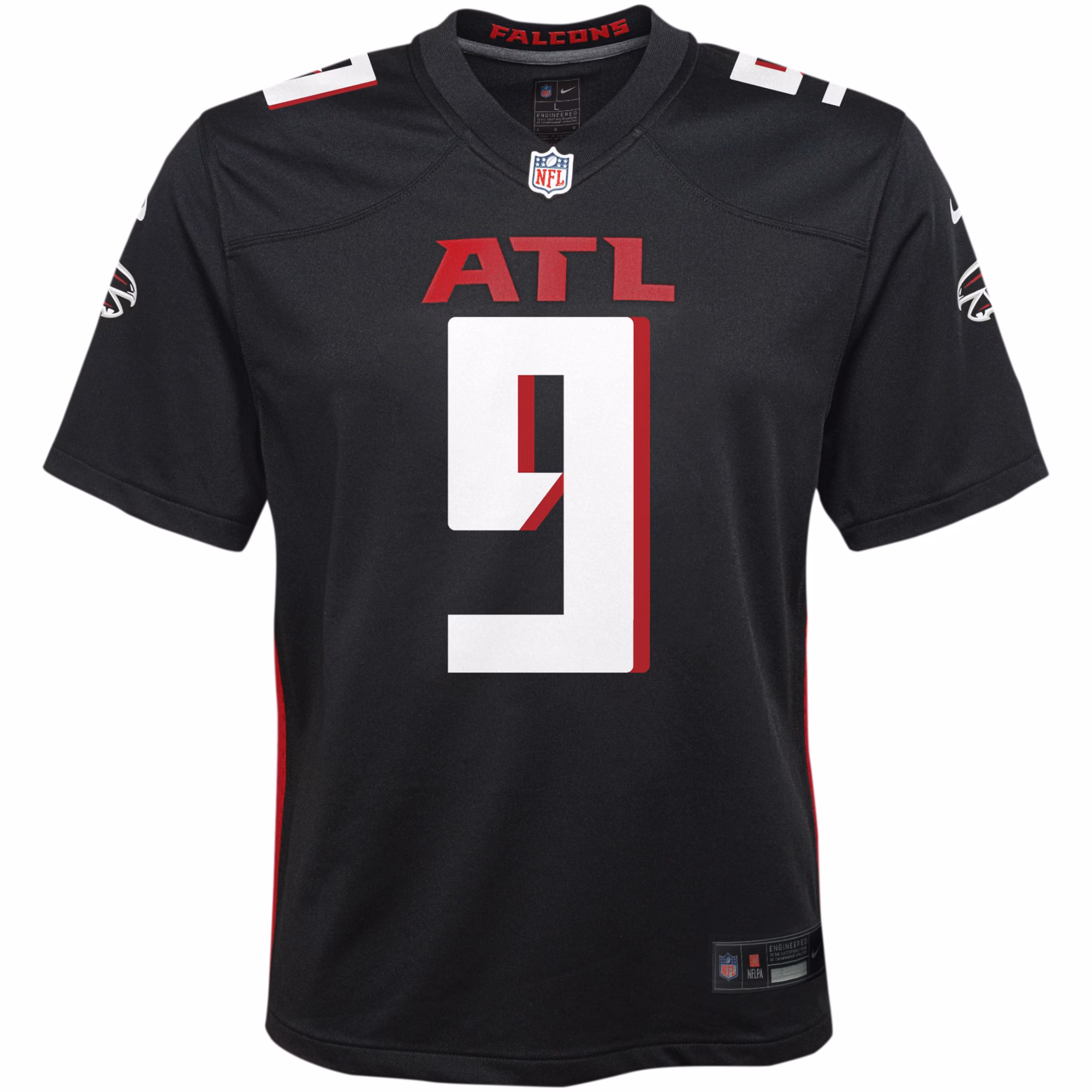 Desmond Ridder Atlanta Falcons Youth Game Jersey - Black