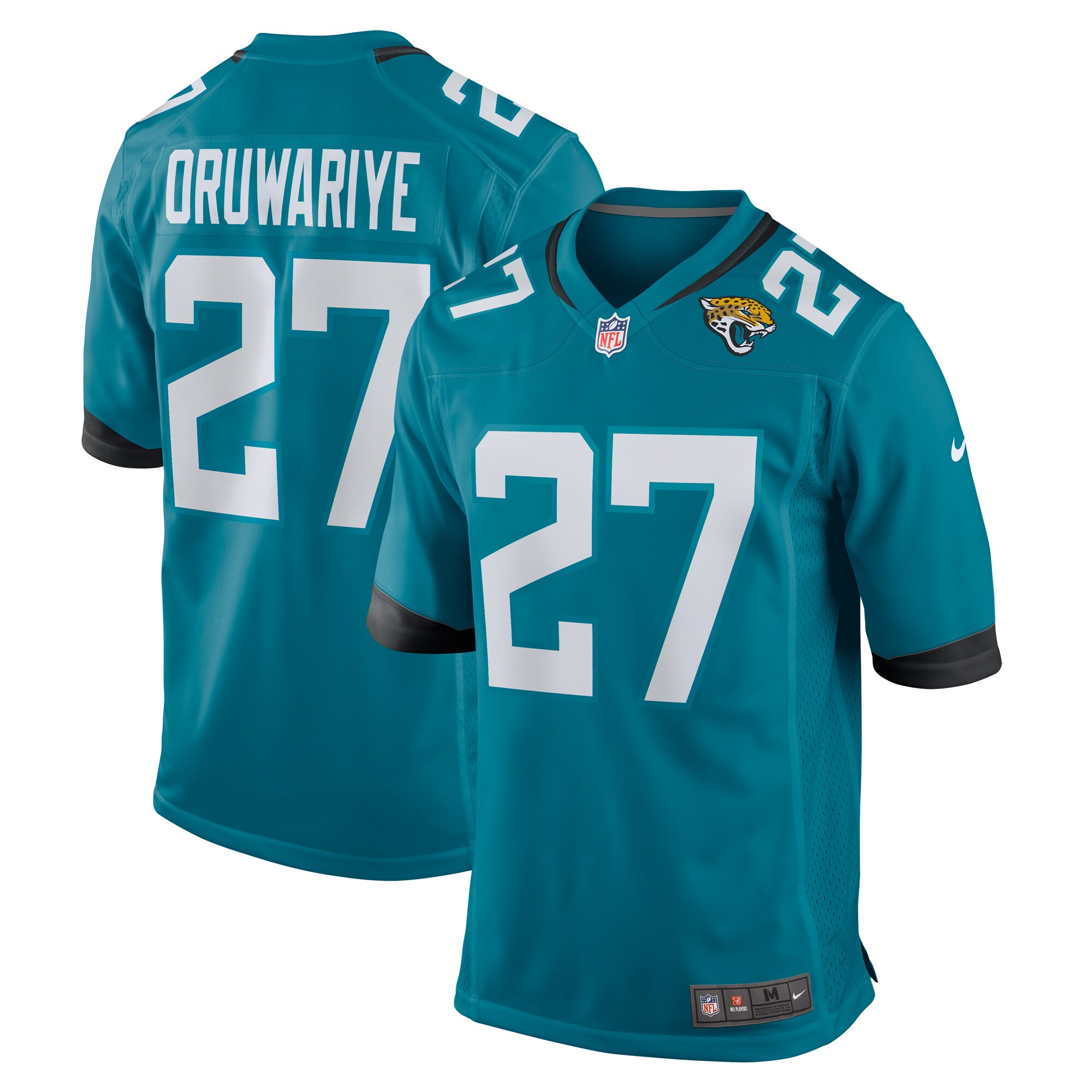 Amani Oruwariye Jacksonville Jaguars  Game Jersey -  Teal