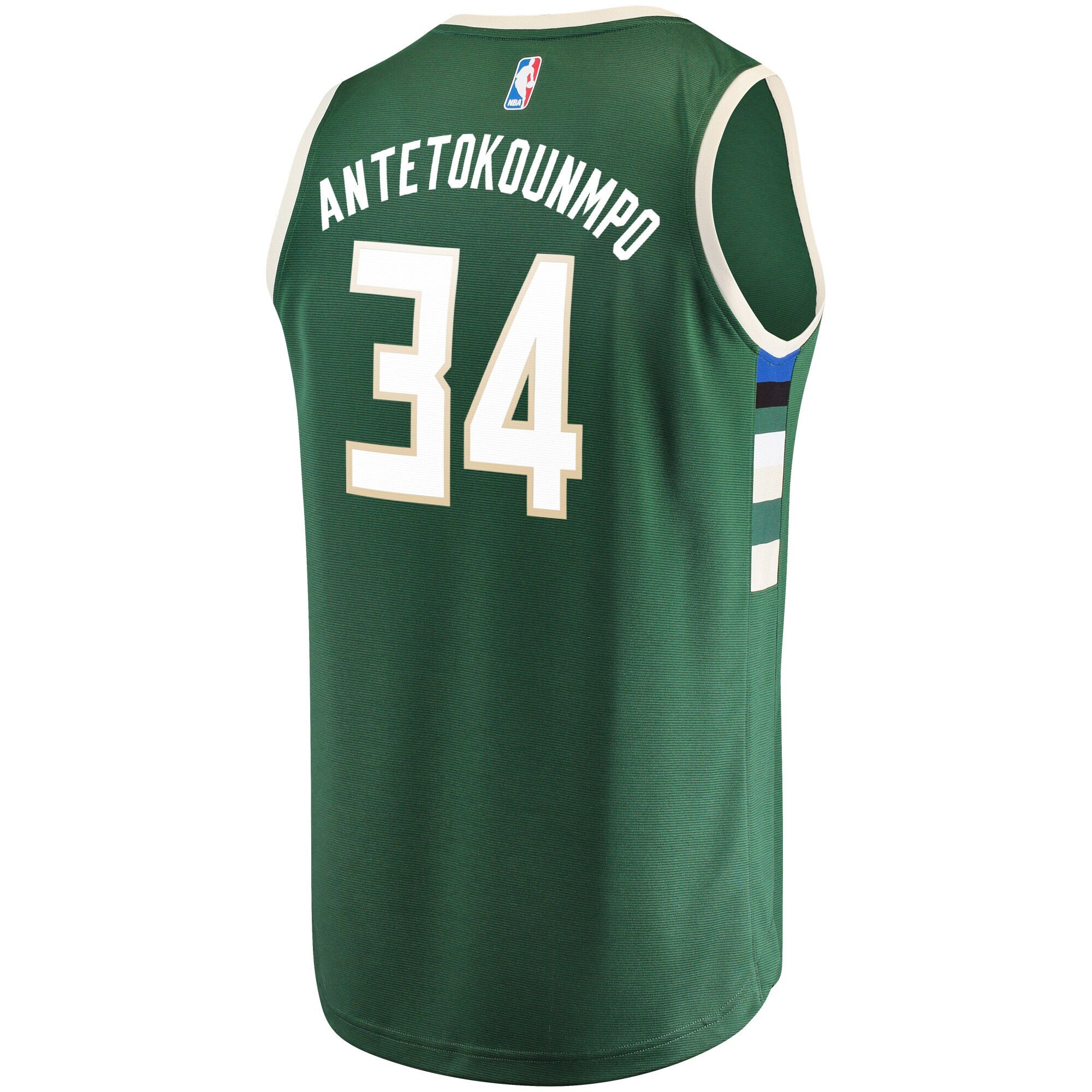 Antetokounmpo Milwaukee Bucks  Fast Break Replica Player Jersey Green - Icon Edition