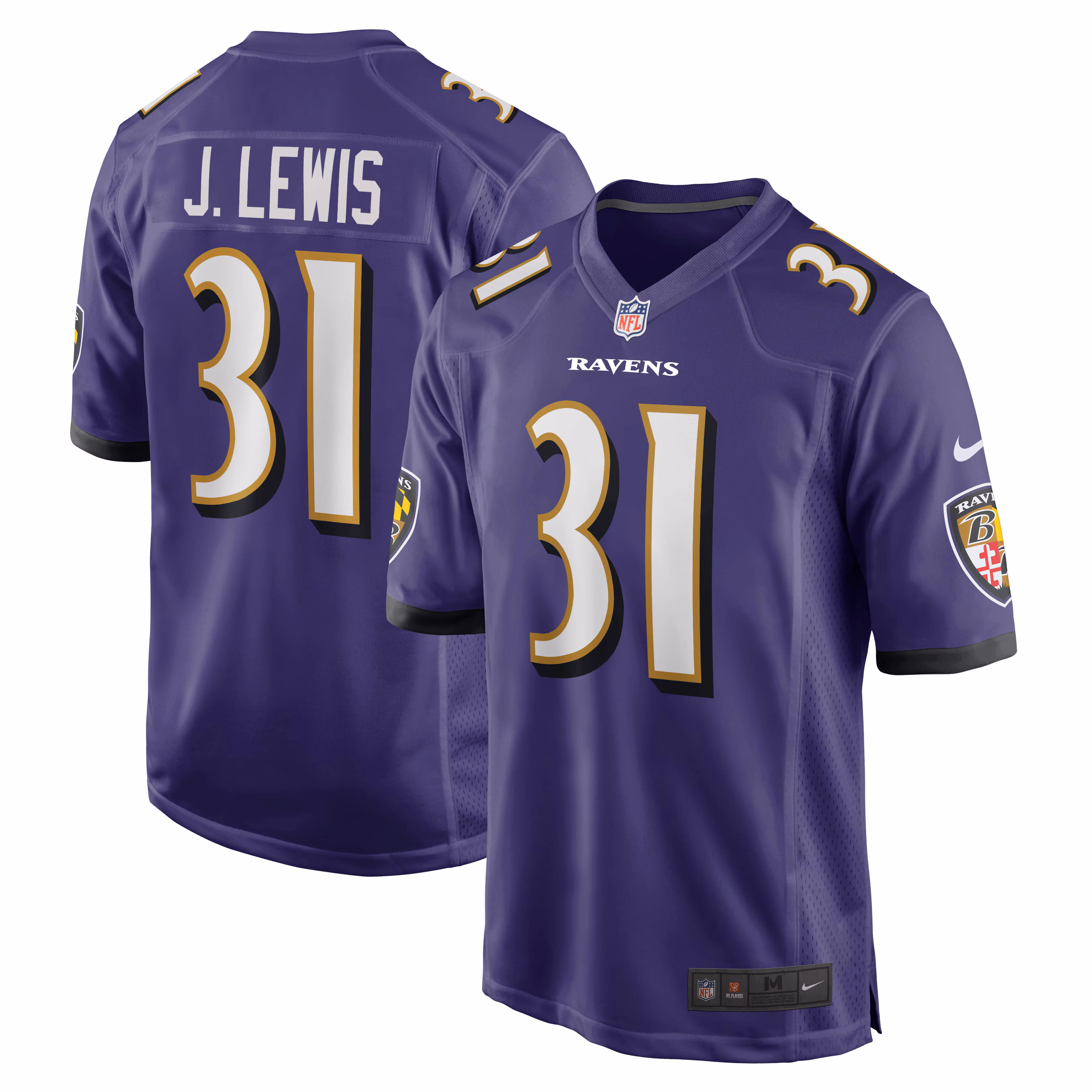 Jamal Lewis Baltimore Ravens Retired Player Jersey - Black