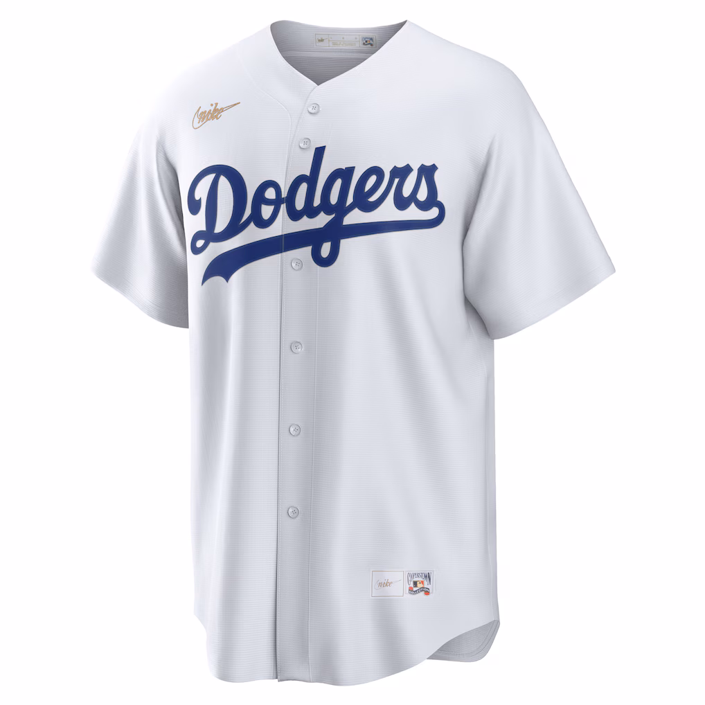 Jackie Robinson Brooklyn #42 Dodgers Home Cooperstown Collection Player Jersey - White