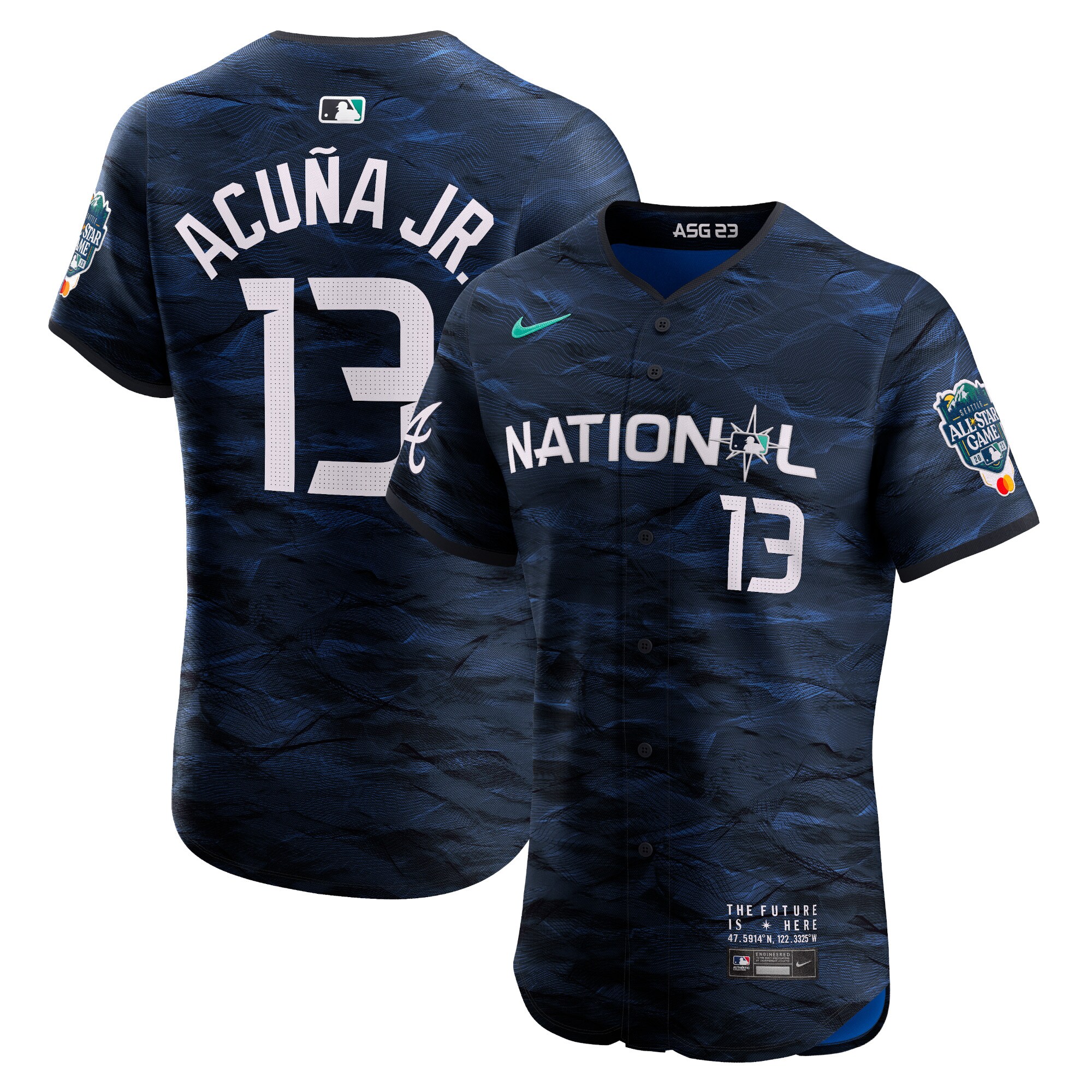 Ronald Acuña Jr. National League  2023 MLB All-Star Game Vapor Premier Elite Player Jersey - Royal
