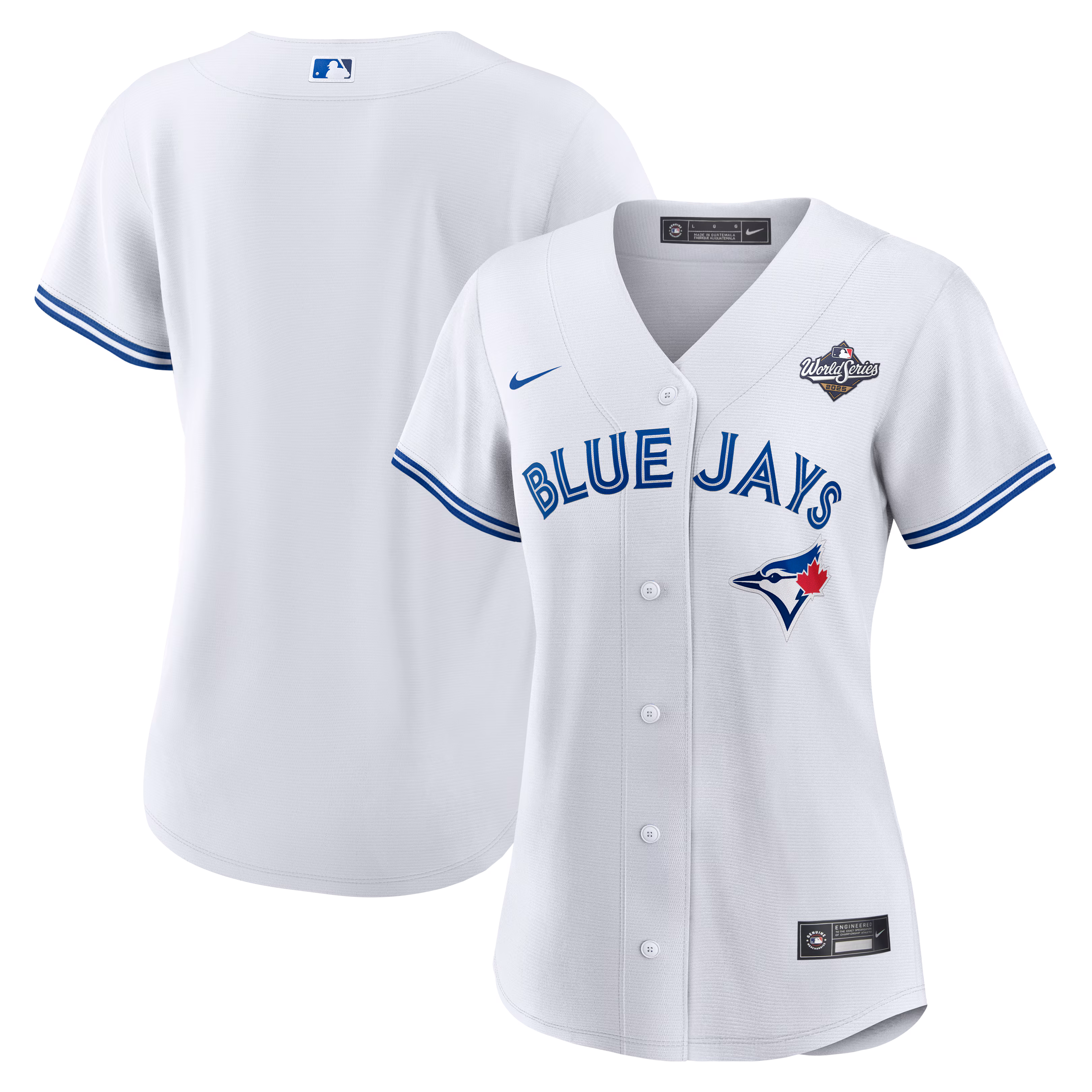 Toronto Blue Jays Women's 2025 World Series Home Replica Jersey - White