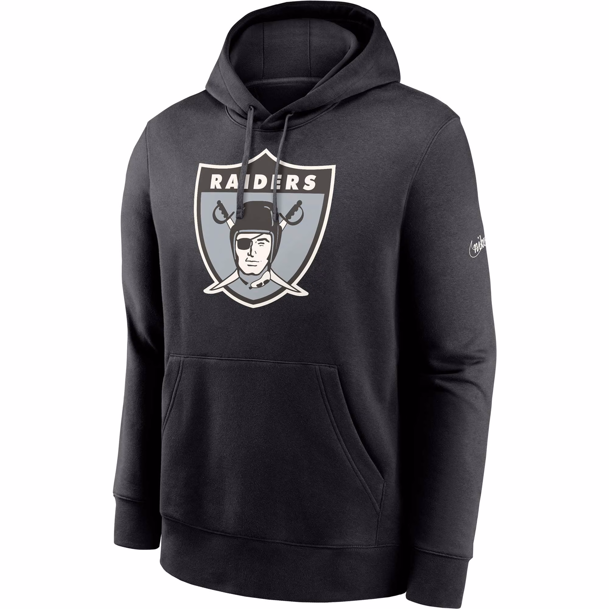 Las Vegas Raiders Rewind Club Pullover Hoodie - Black