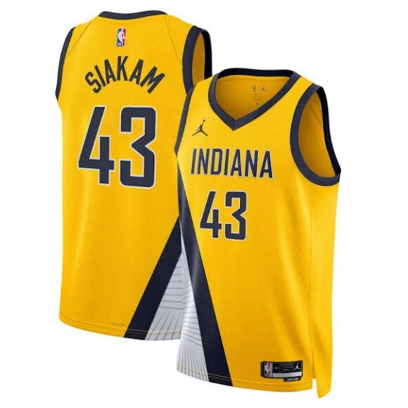 Unisex Indiana Pacers Pascal Siakam  Gold Swingman Jersey - Statement Edition