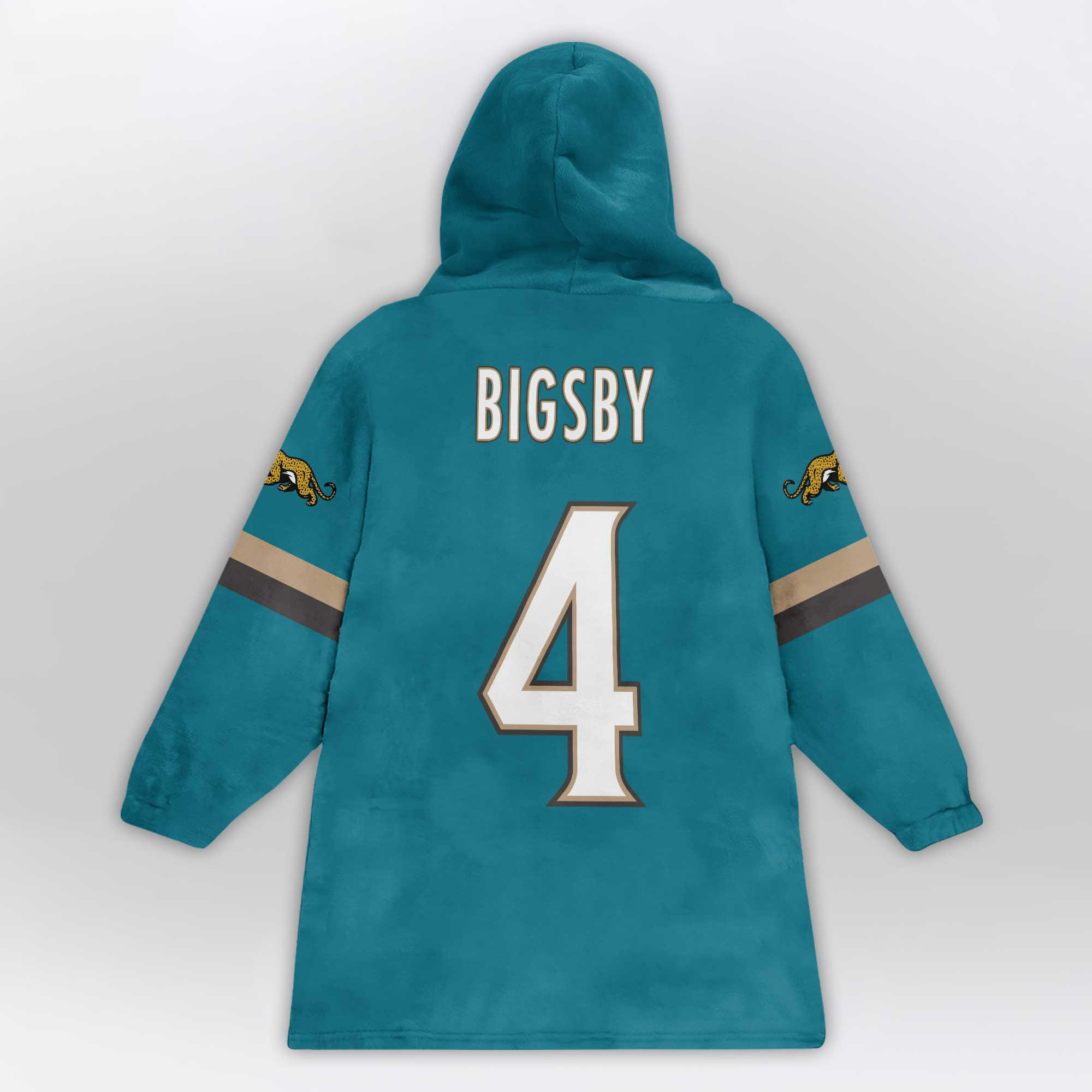 Kid 4 Jacksonville Football Unisex Blanket Hoodie