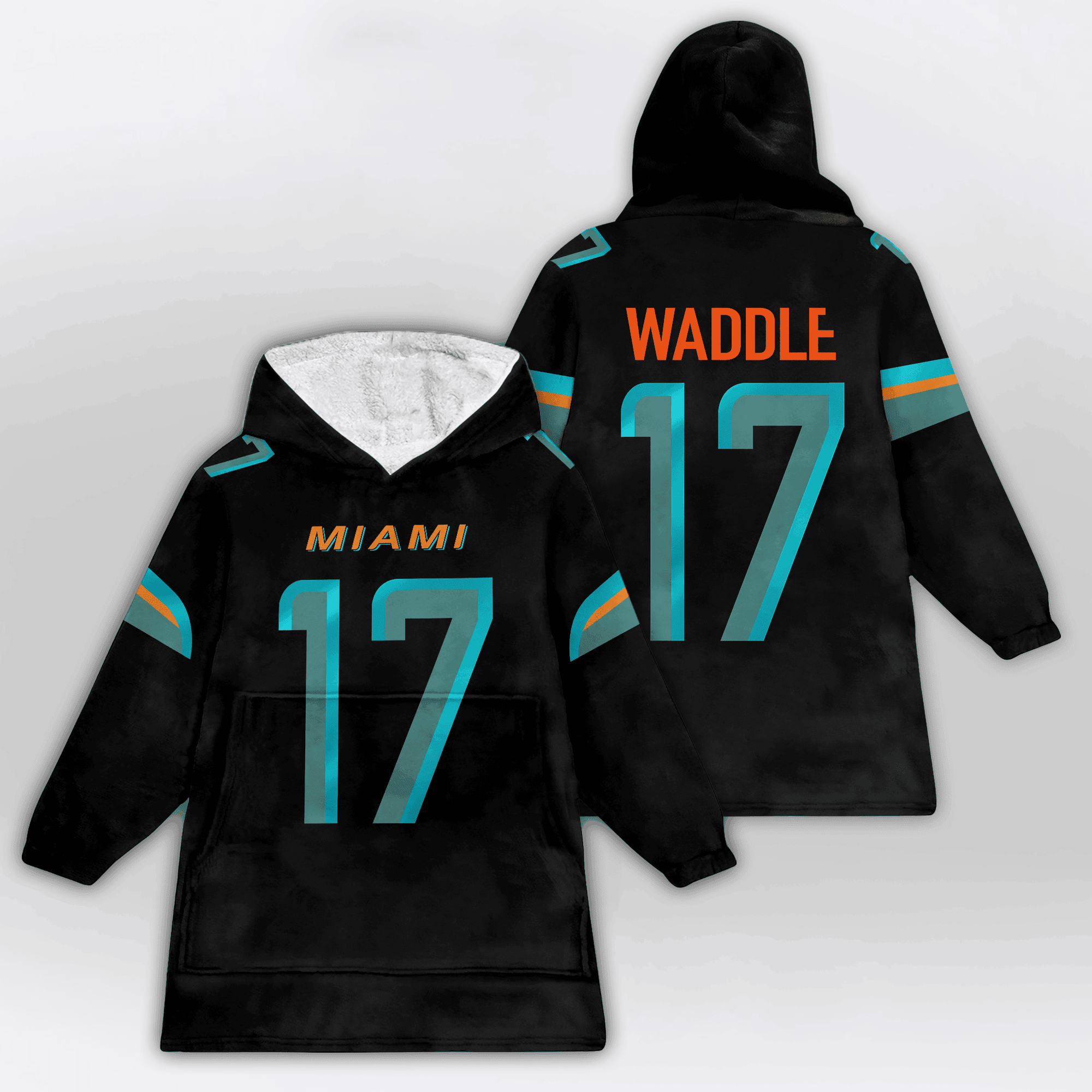 J.W 17 Miami Football Unisex Blanket Hoodie