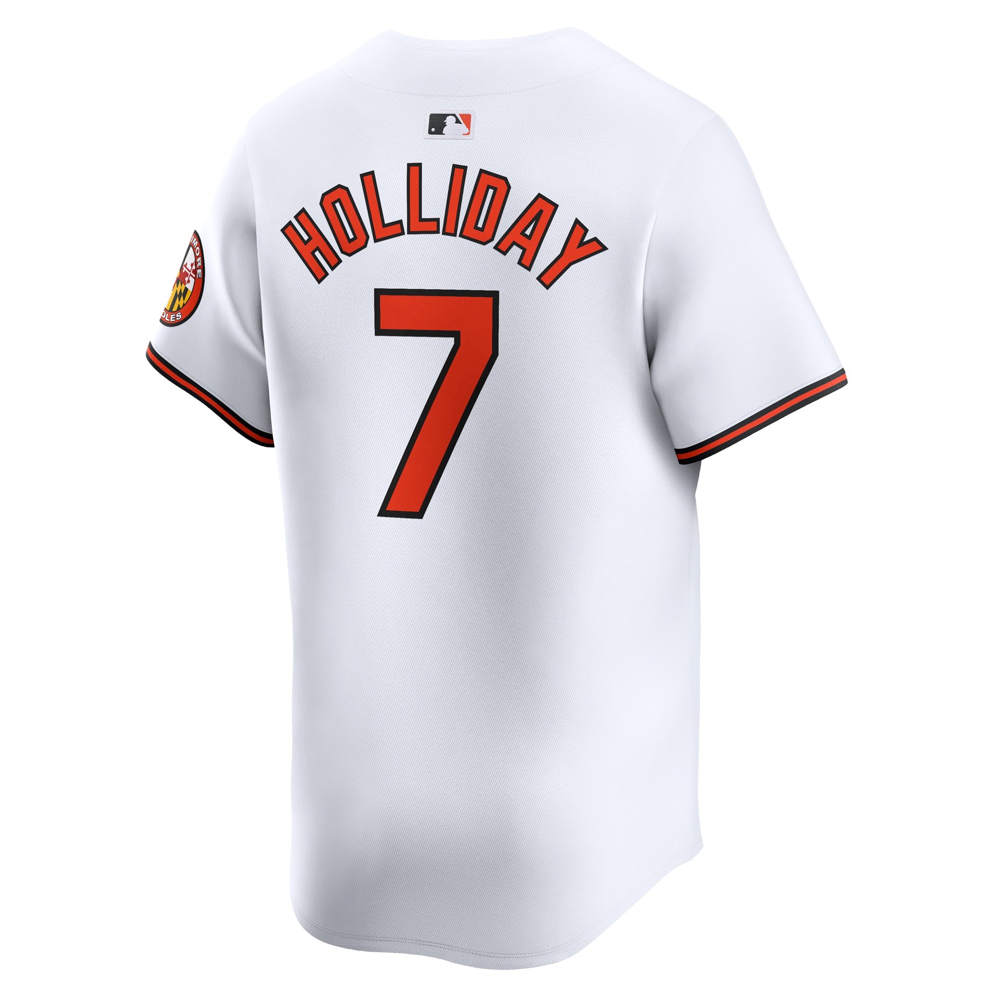 Men's Baltimore Orioles Jackson Holliday  White Home Limited Player Jersey